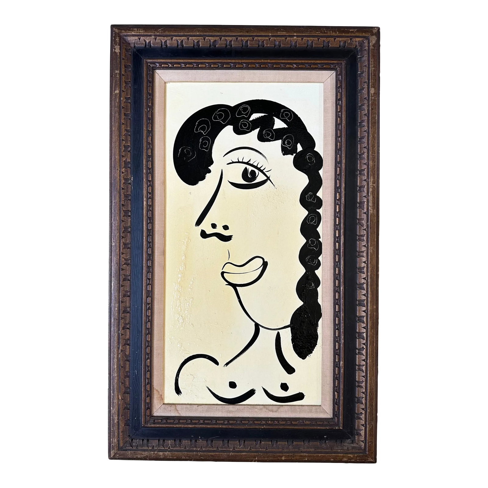 Original Peter Keil Painting Framed: Peter Keil is a German artist who focuses primarily on abstract expressionism. Keil painted with some of the greats, including Joan Miró, Pablo Picasso, and Andy Warhol, to name a few. This is a