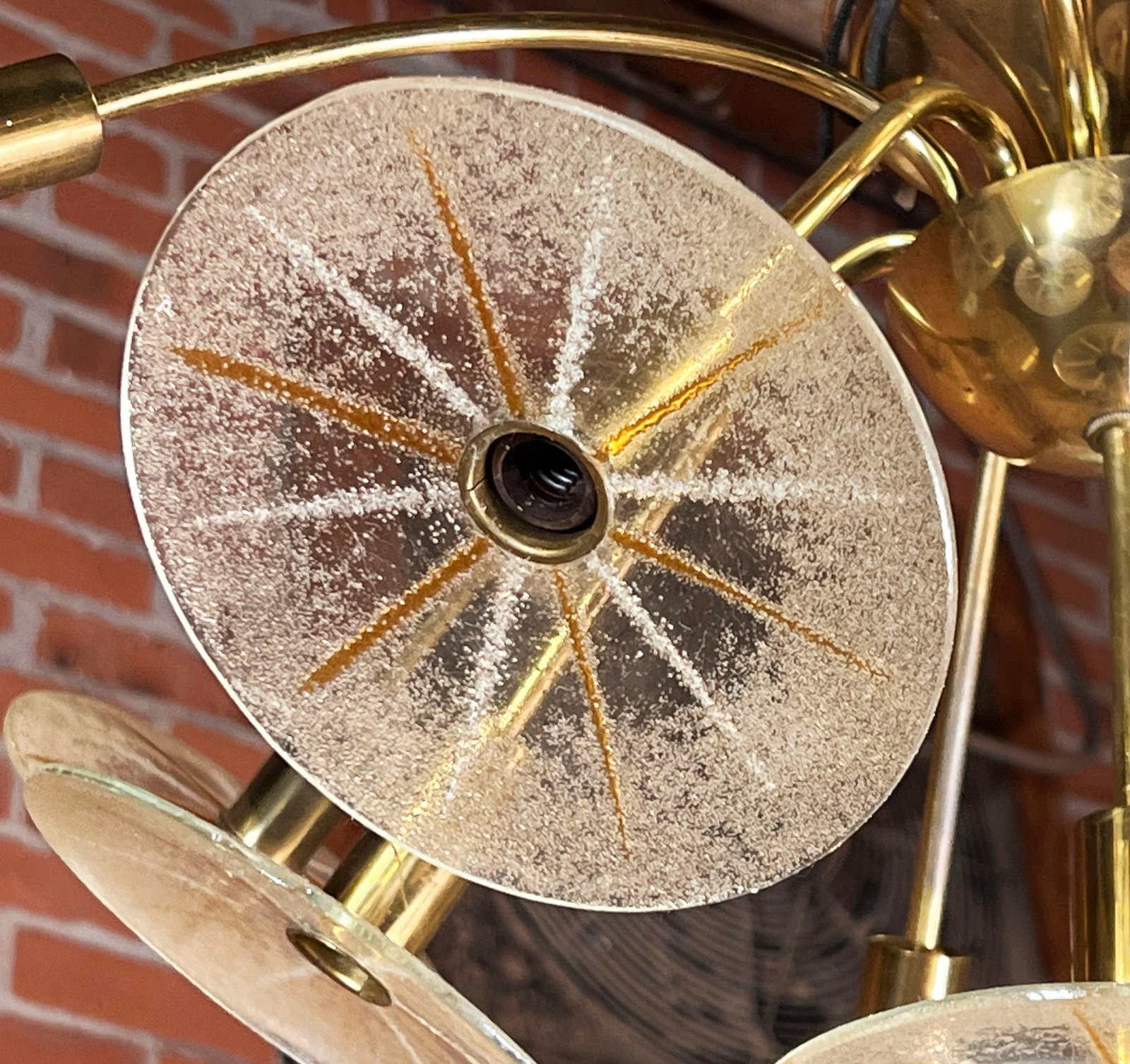 Vintage Mid Century Modern Dandelion Chandelier by Gerald Thurston for Lightolier - 2