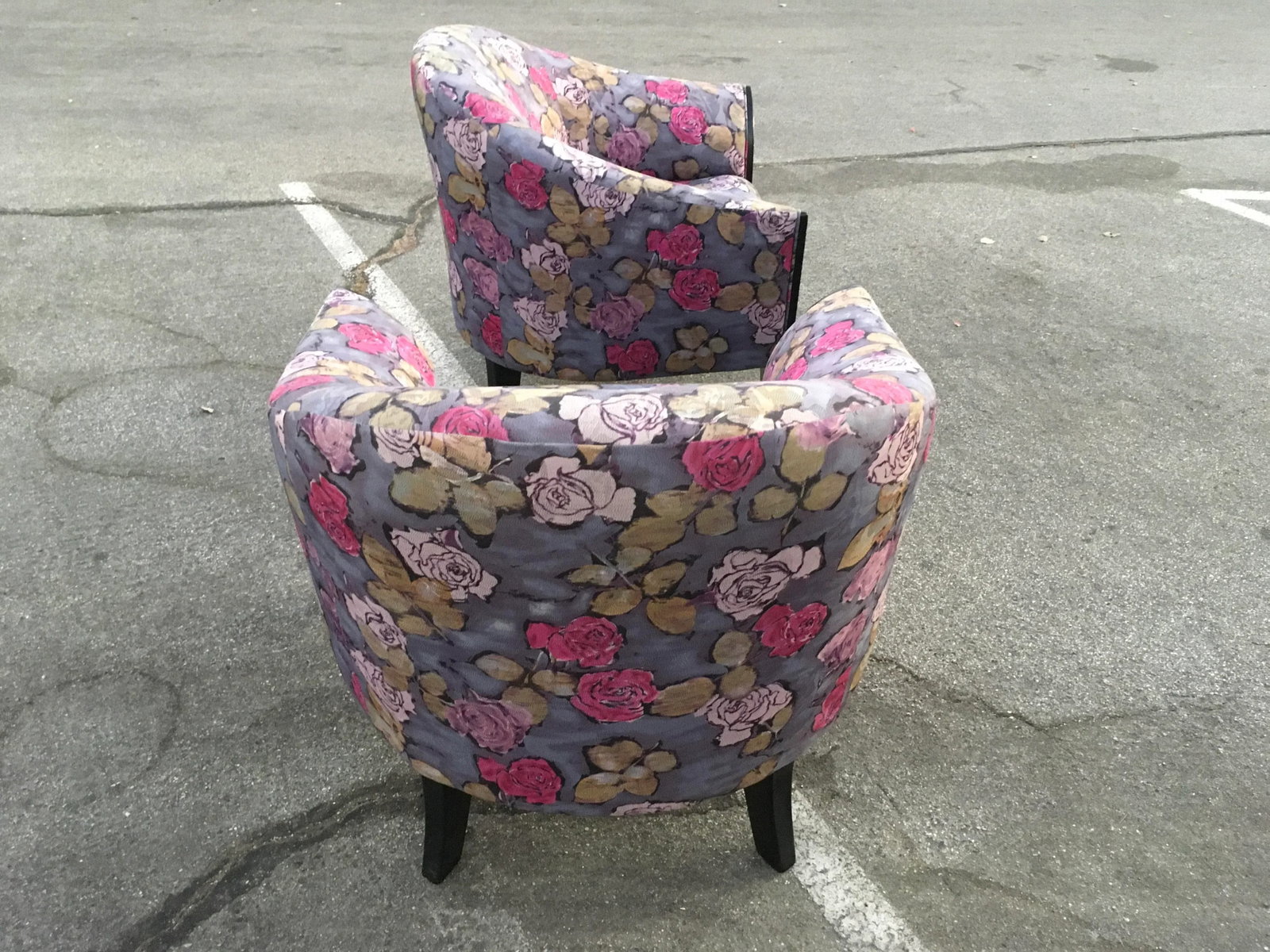 Pair of Postmodern Sculptural Club Chairs in the Style of Dakota Jackson – Original Custom - 7