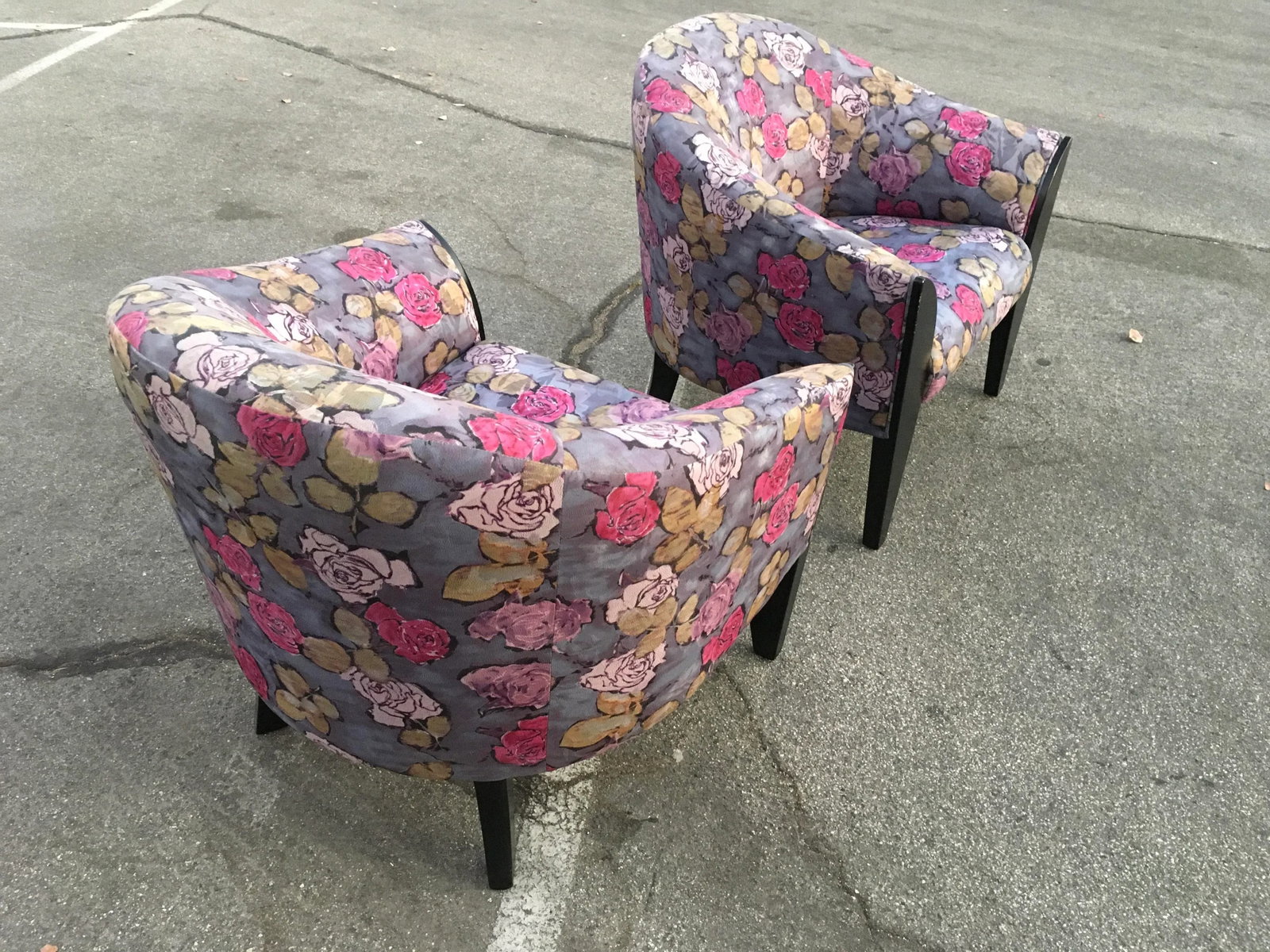 Pair of Postmodern Sculptural Club Chairs in the Style of Dakota Jackson – Original Custom - 8