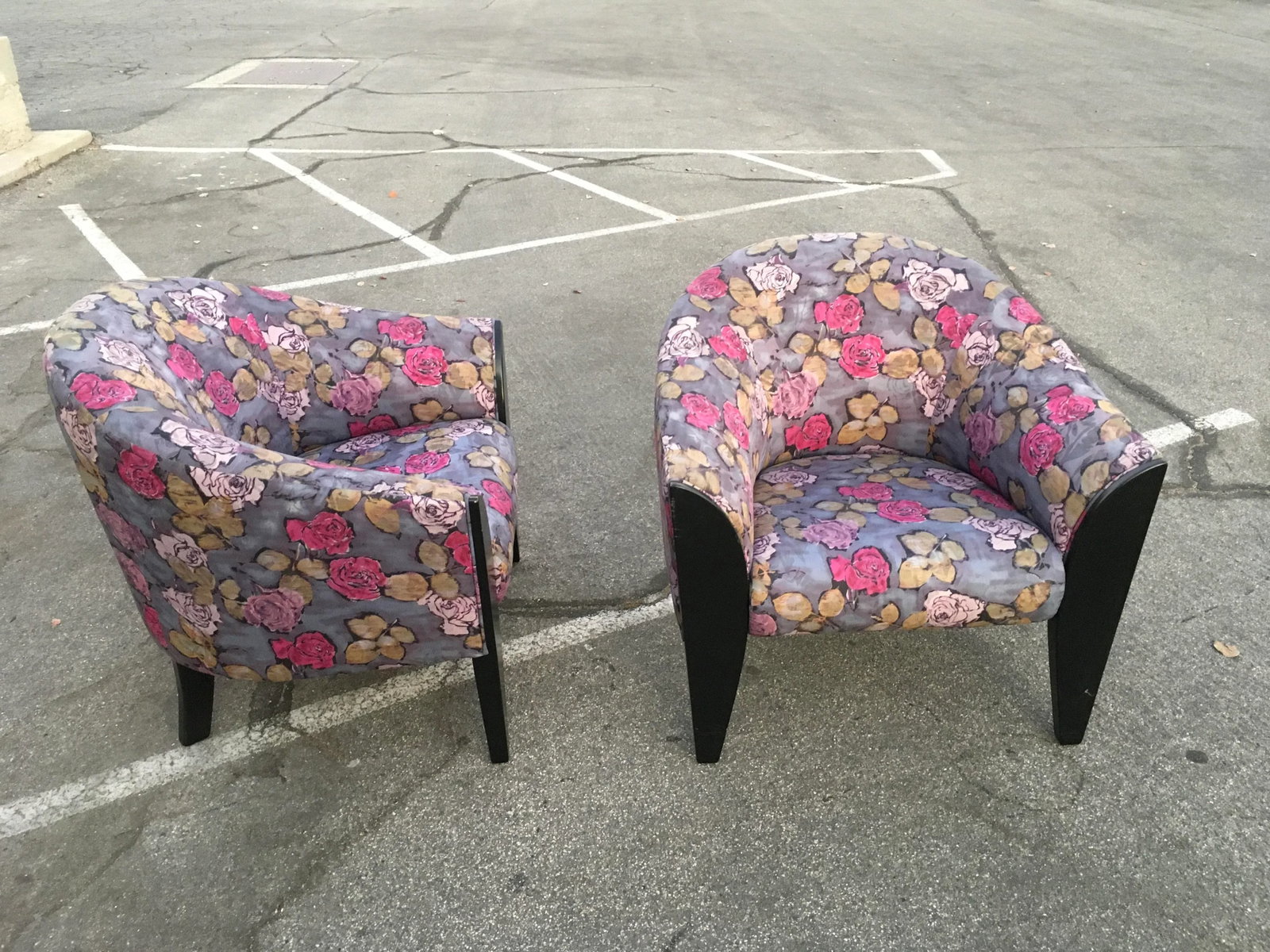 Pair of Postmodern Sculptural Club Chairs in the Style of Dakota Jackson – Original Custom - 9