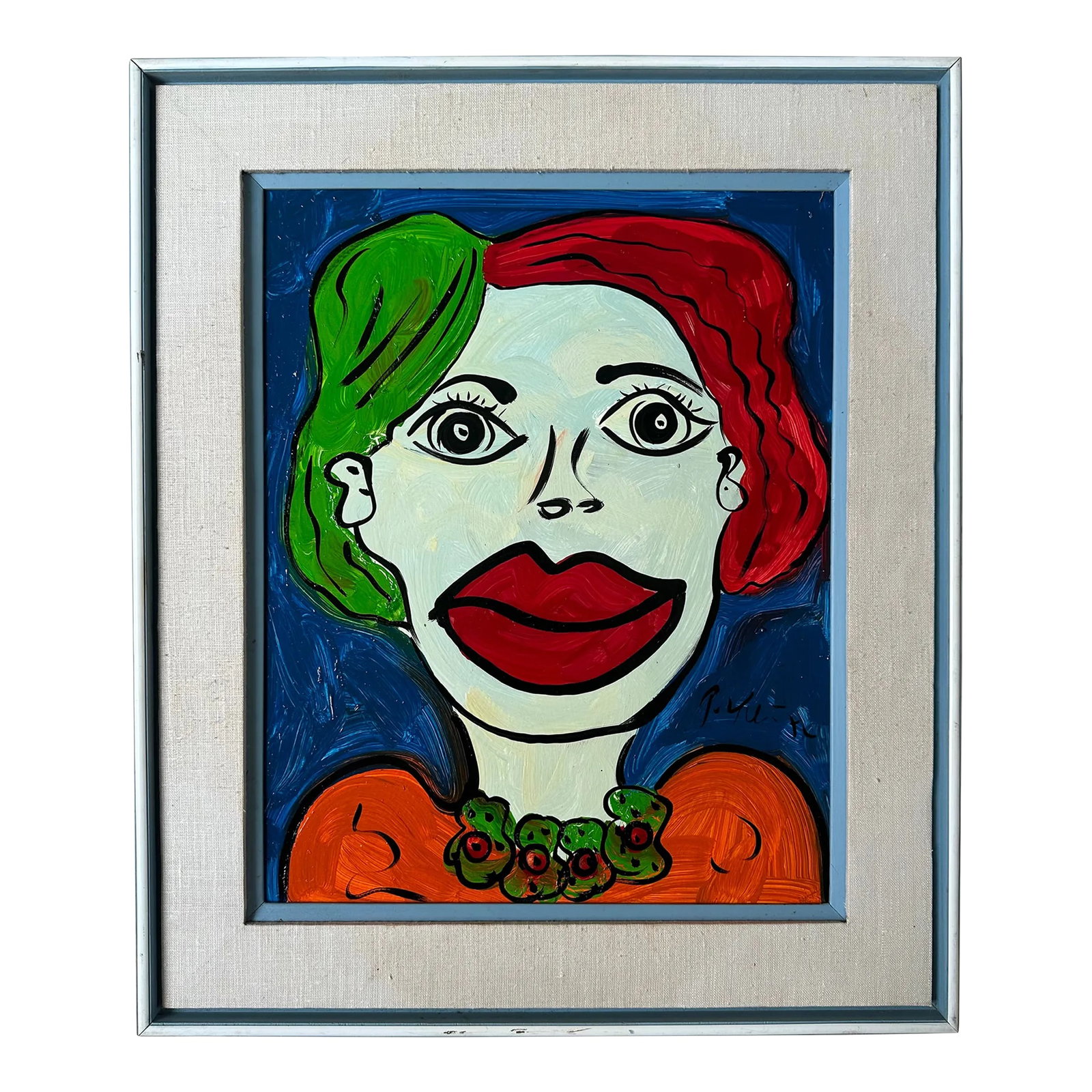 Peter Keil, 1972: Peter Keil is a German artist who focuses primarily on abstract expressionism. Keil painted with some of the greats, including Joan Miró, Pablo Picasso, and Andy Warhol, to name a few. This is a