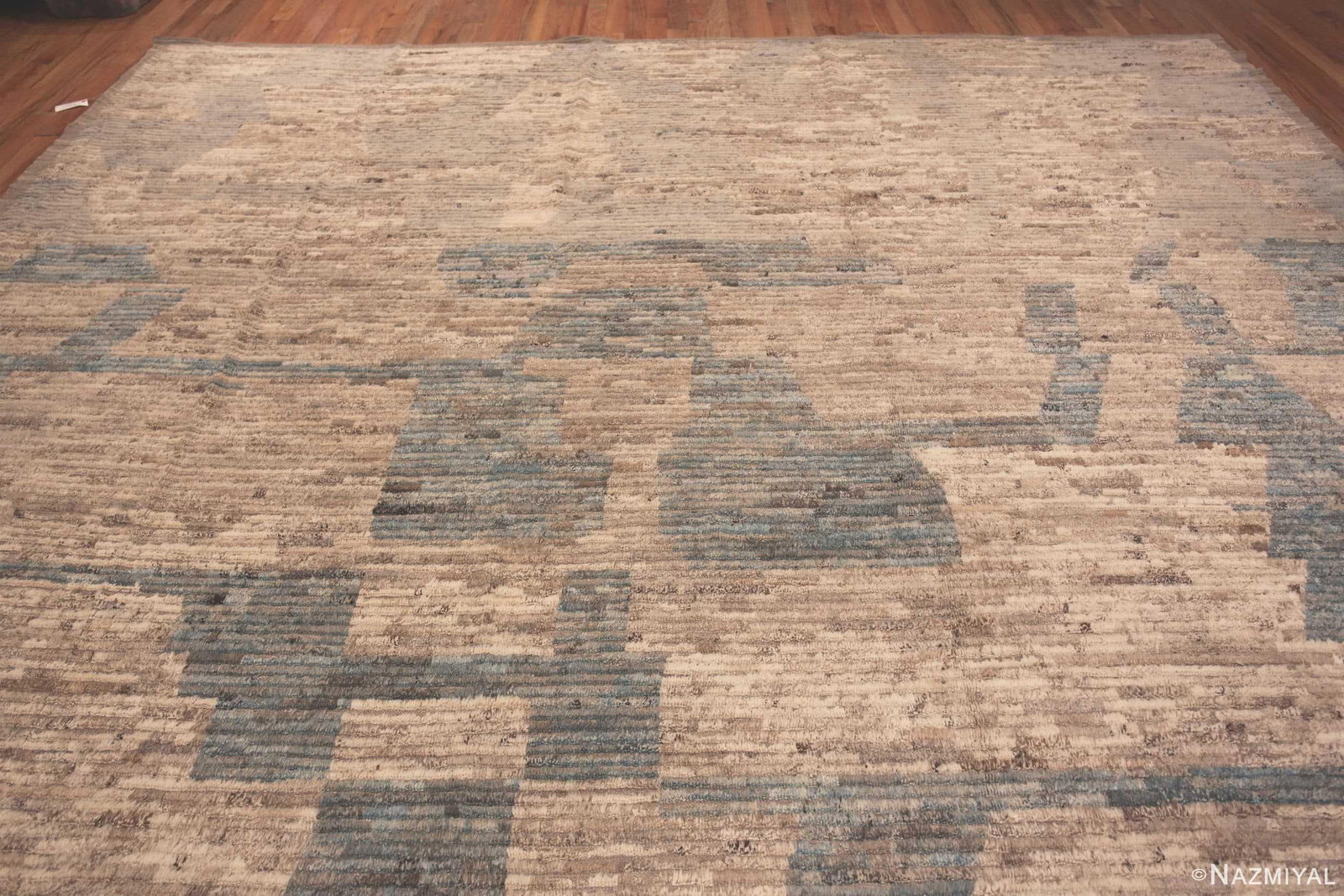 Large Earthy Tones Chic Modern Central Asian Rug - 2