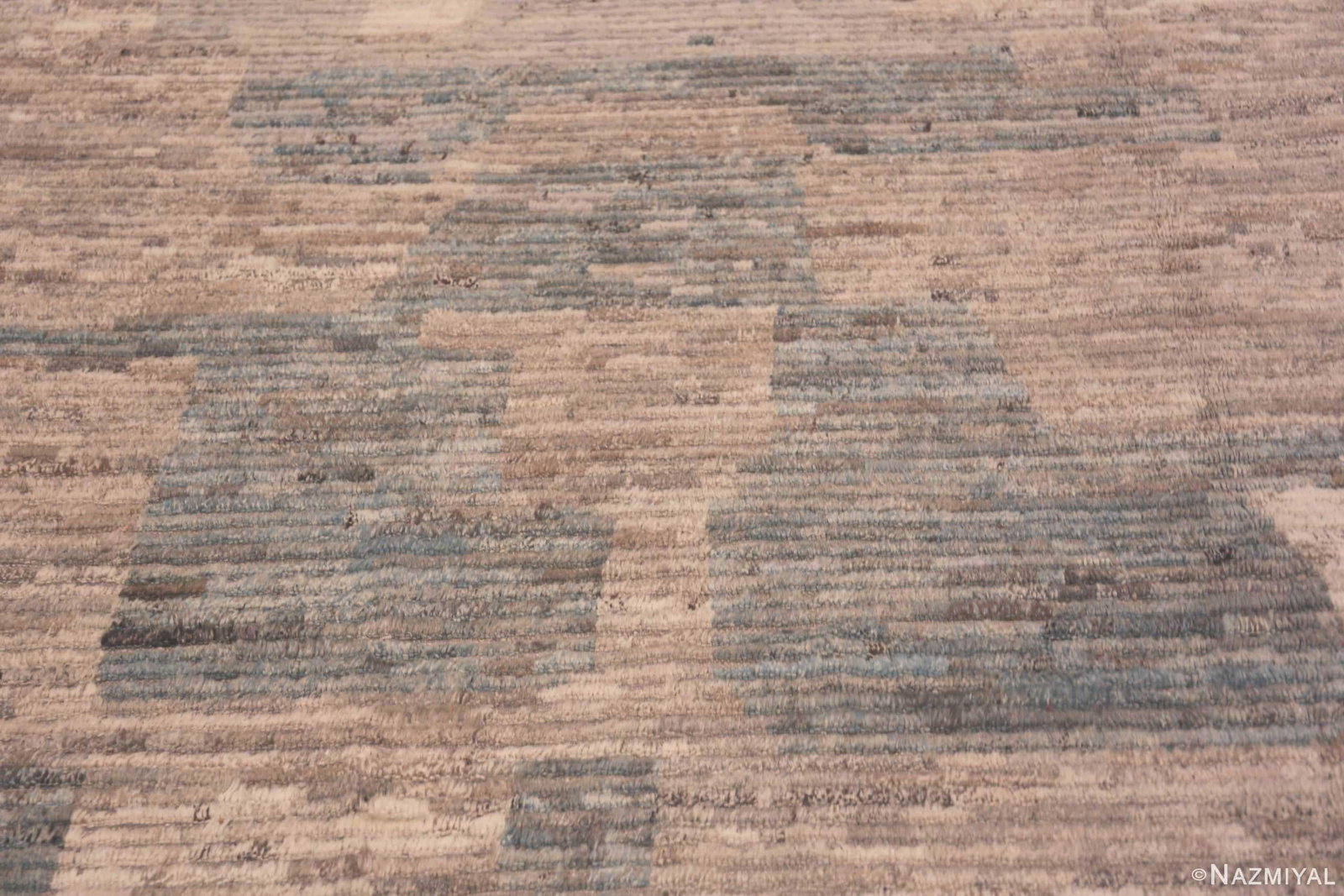 Large Earthy Tones Chic Modern Central Asian Rug - 3