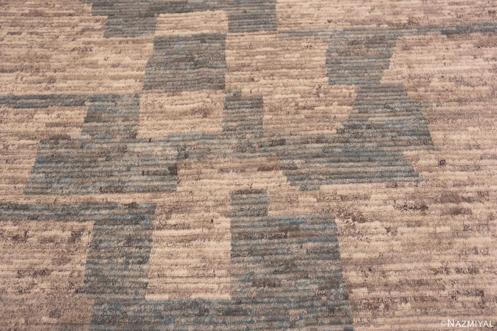 Large Earthy Tones Chic Modern Central Asian Rug - 5