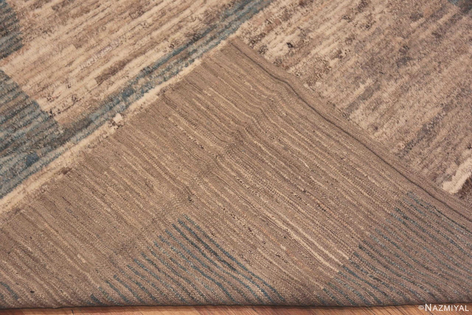 Large Earthy Tones Chic Modern Central Asian Rug - 6