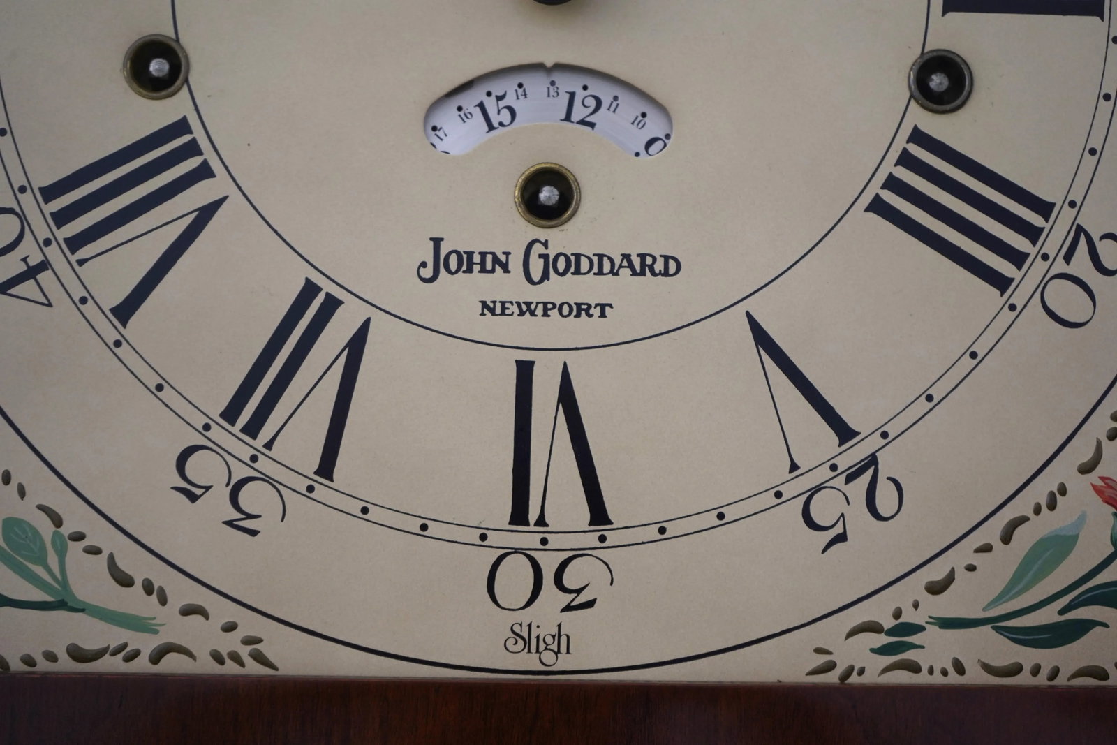 Sligh John Goddard Cherry Grandfather Clock - 7