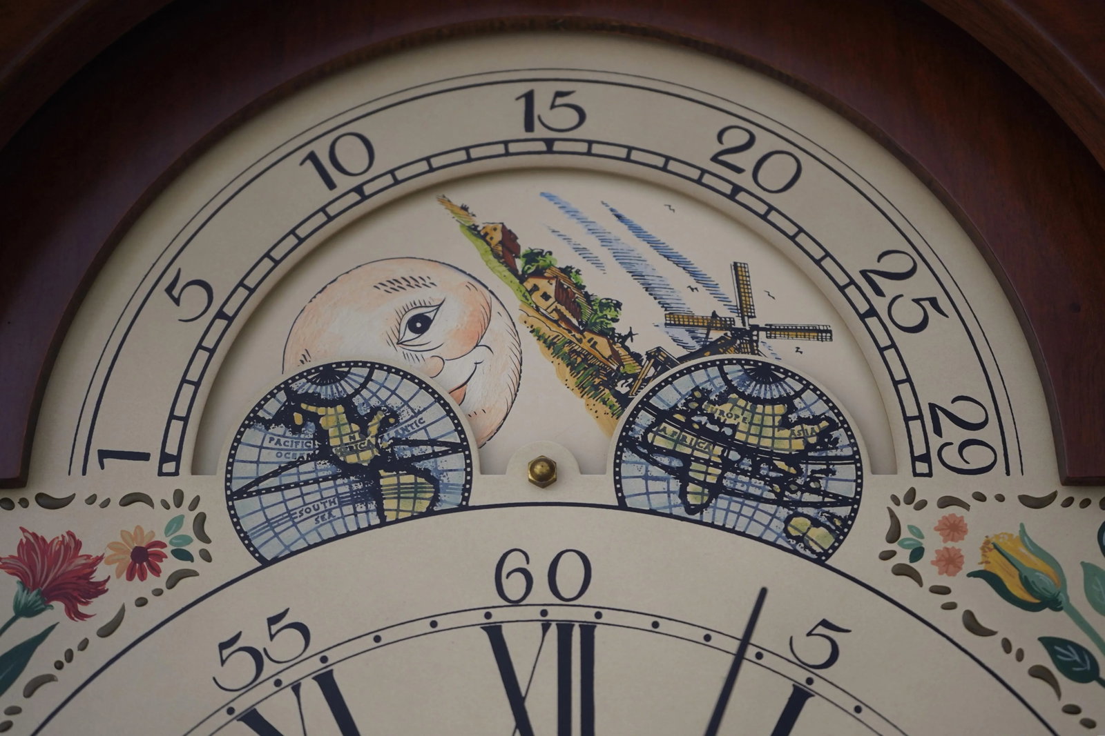 Sligh John Goddard Cherry Grandfather Clock - 9