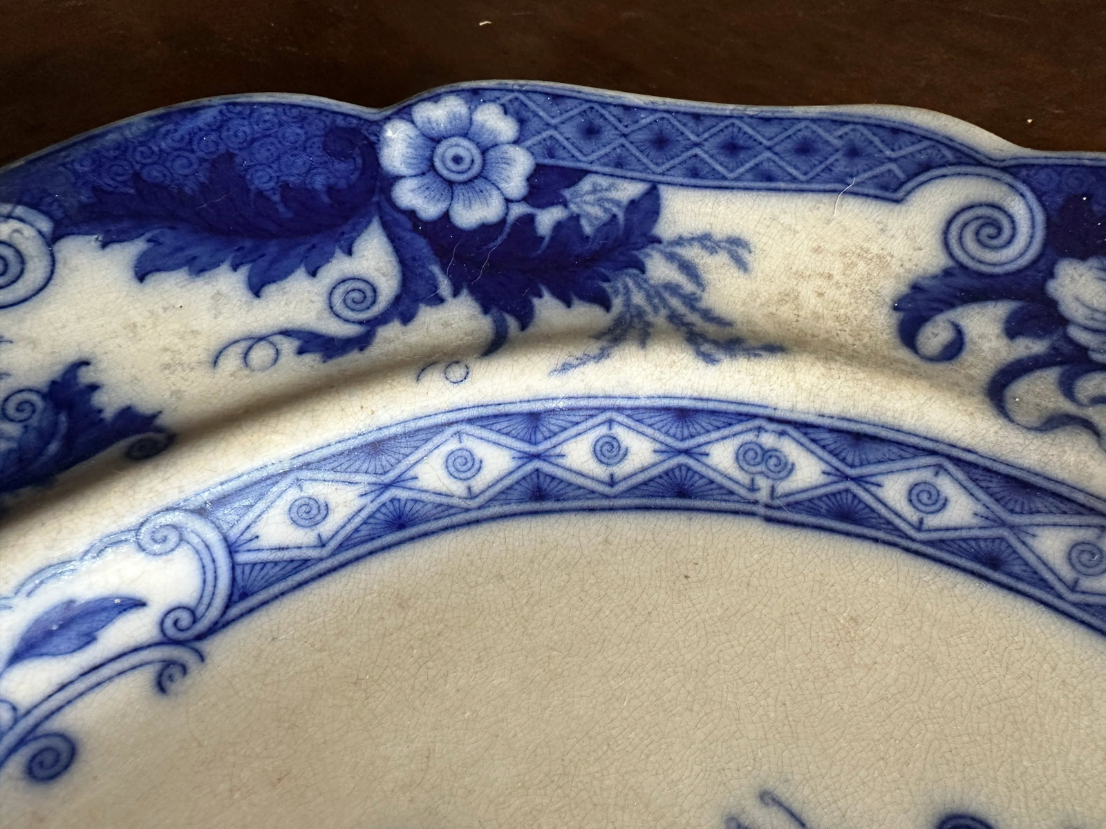 19th Century John Ridgeway, Staffordshire Cauldon England, Well Serving Platter - 10