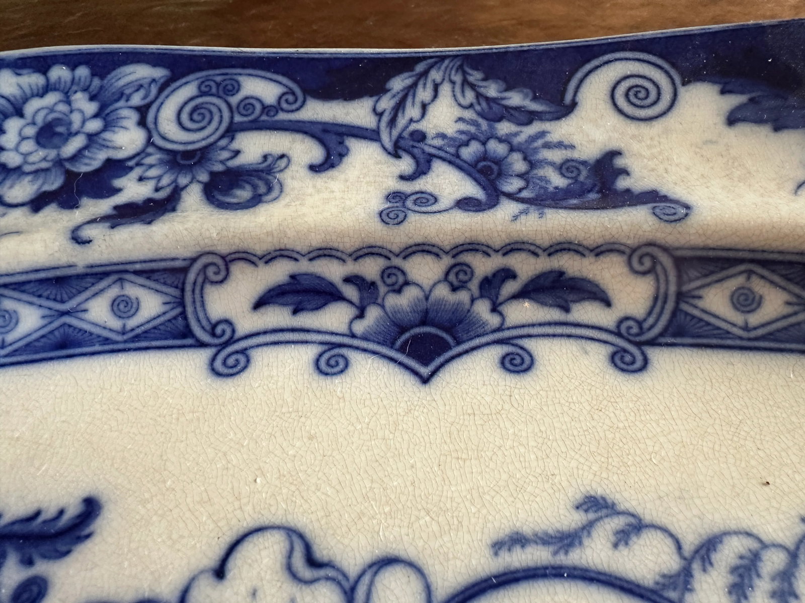 19th Century John Ridgeway, Staffordshire Cauldon England, Well Serving Platter - 9