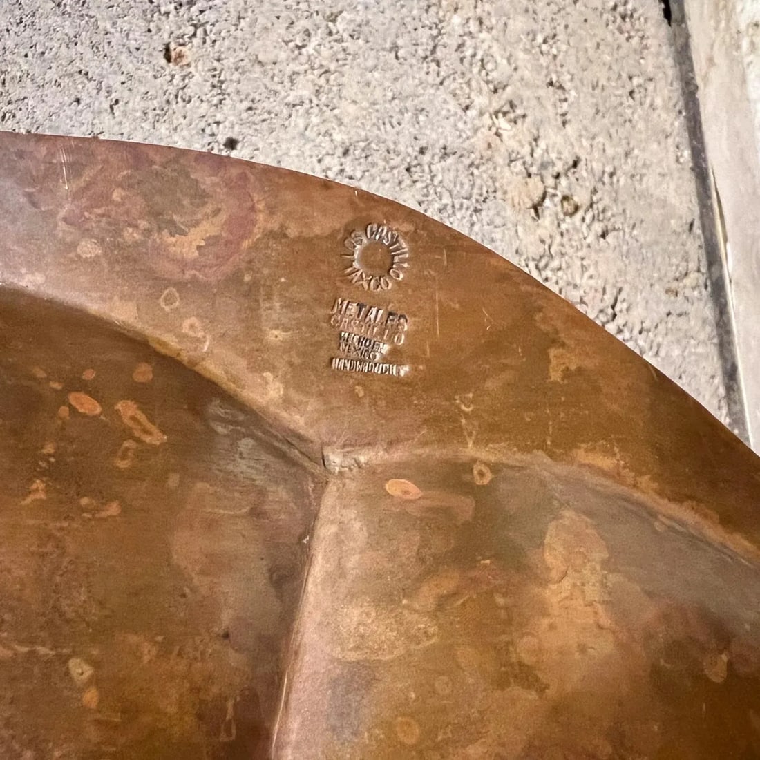 1950s Los Castillo Decorative Bronze Fish Shaped Bowl Taxco Mexico - 5