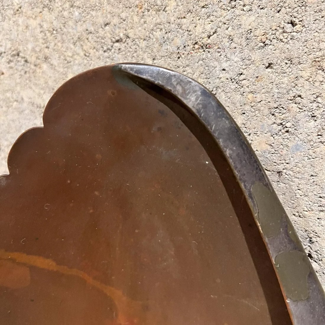 1950s Los Castillo Decorative Bronze Fish Shaped Bowl Taxco Mexico - 7