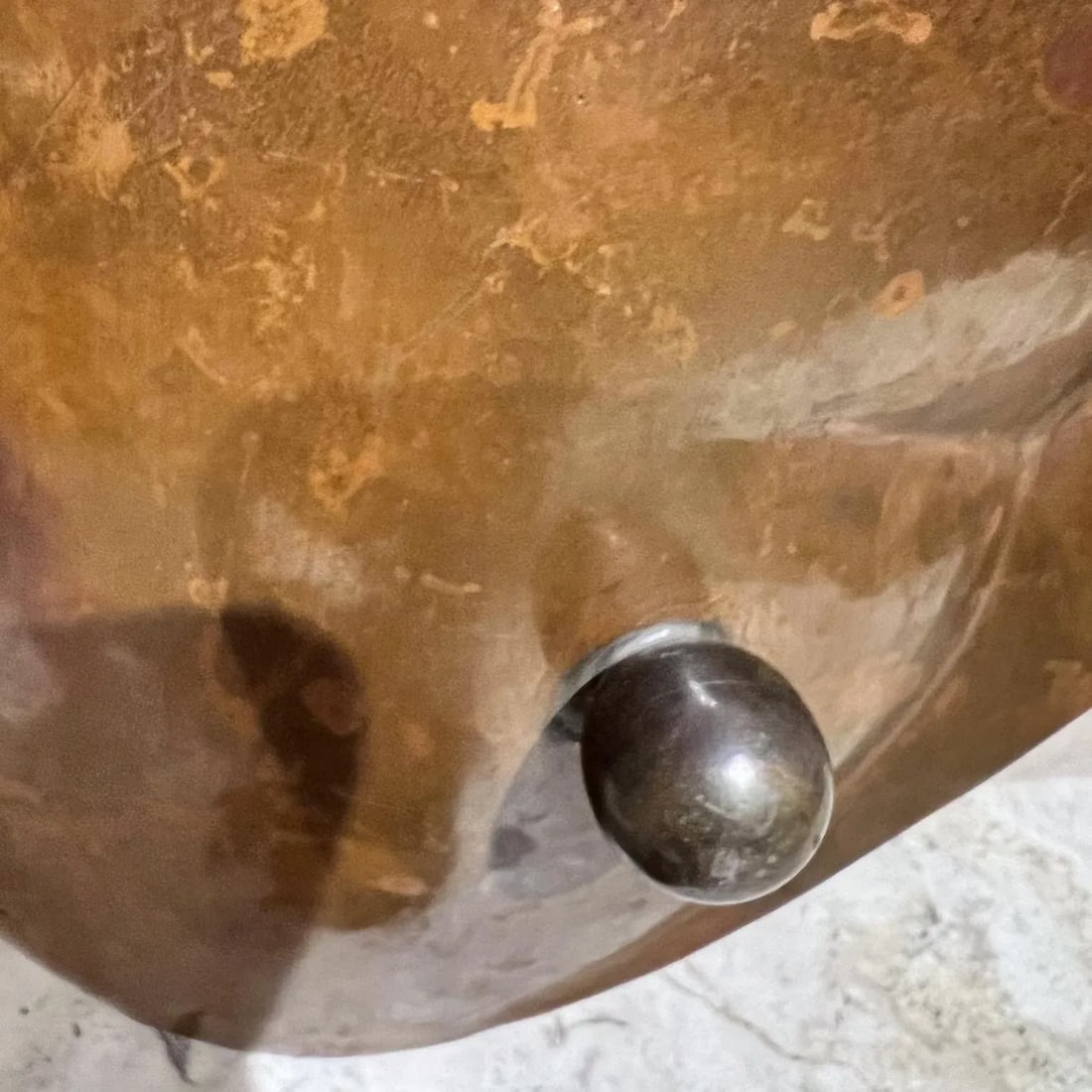 1950s Los Castillo Decorative Bronze Fish Shaped Bowl Taxco Mexico - 9