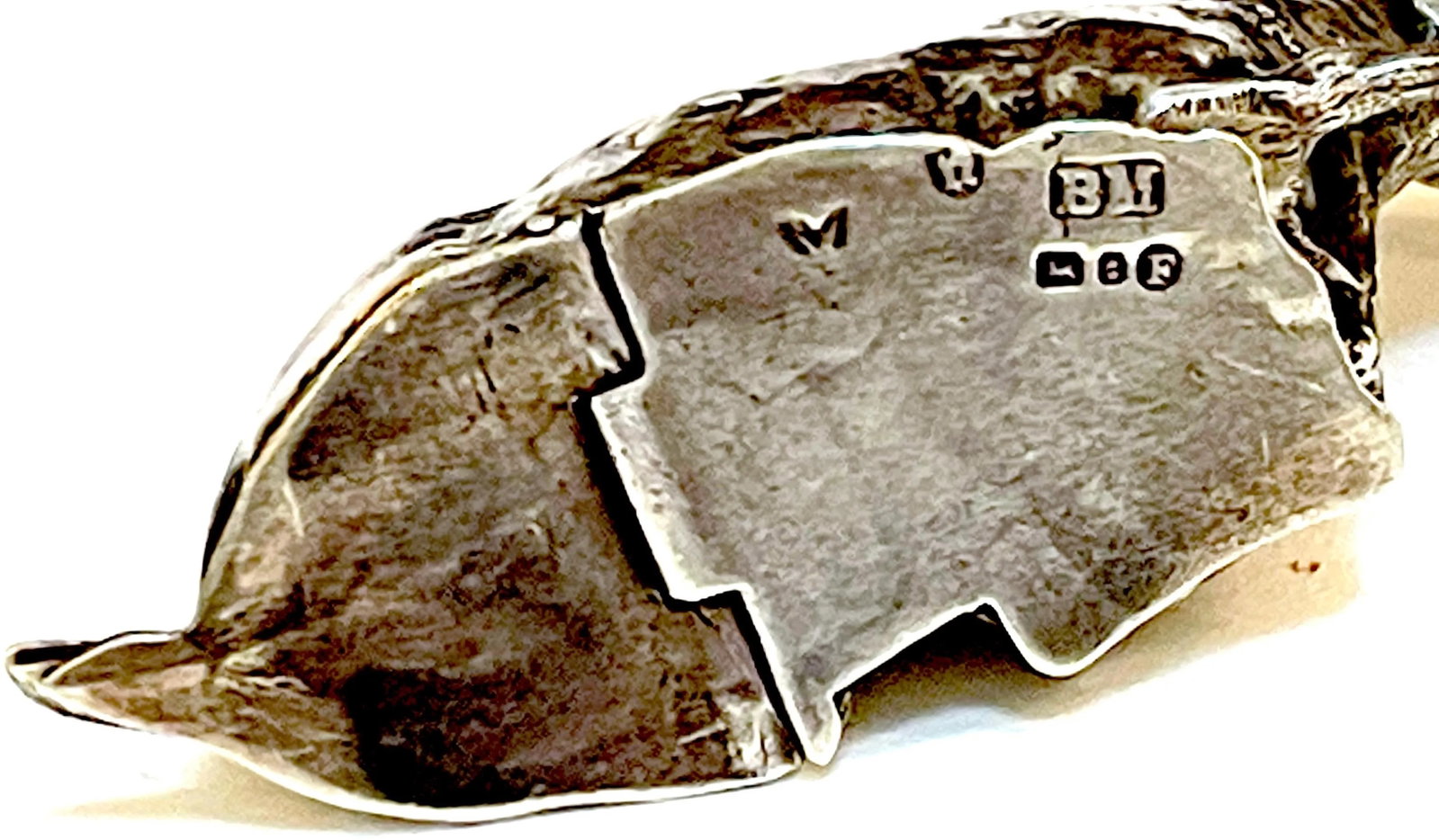 19th Century English Sterling Steer Snuff Box, London 1862 - 12