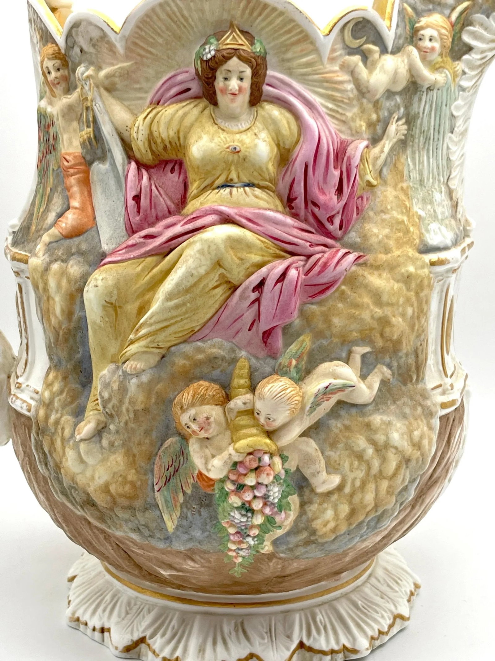 1851 Great Exhibition 'Wisdom and Providence' Pitcher by Samuel Alcock - 12