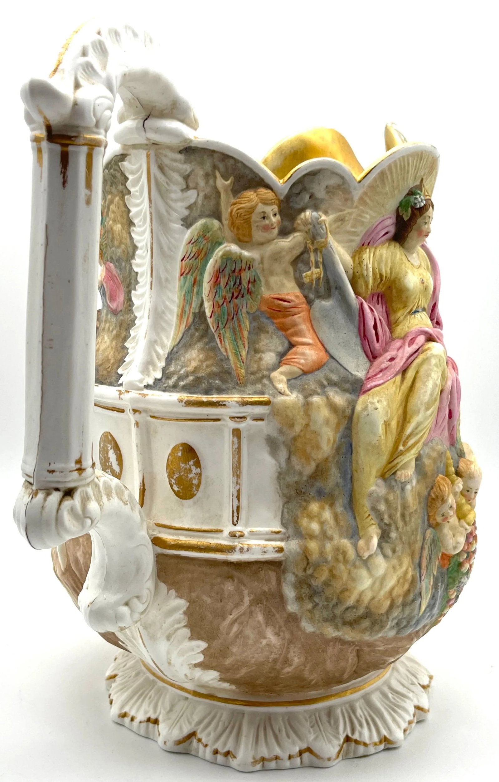 1851 Great Exhibition 'Wisdom and Providence' Pitcher by Samuel Alcock - 2