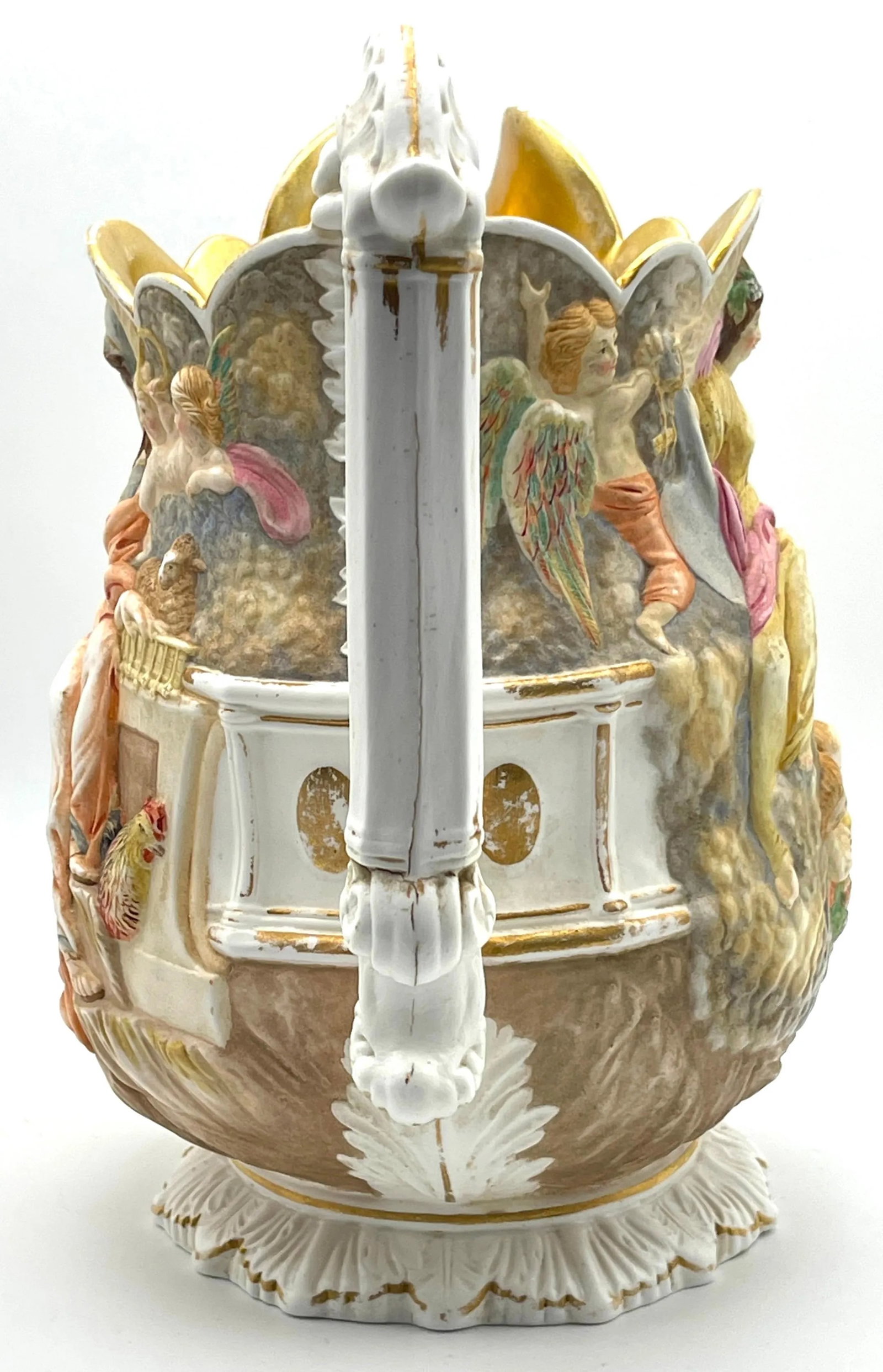 1851 Great Exhibition 'Wisdom and Providence' Pitcher by Samuel Alcock - 4