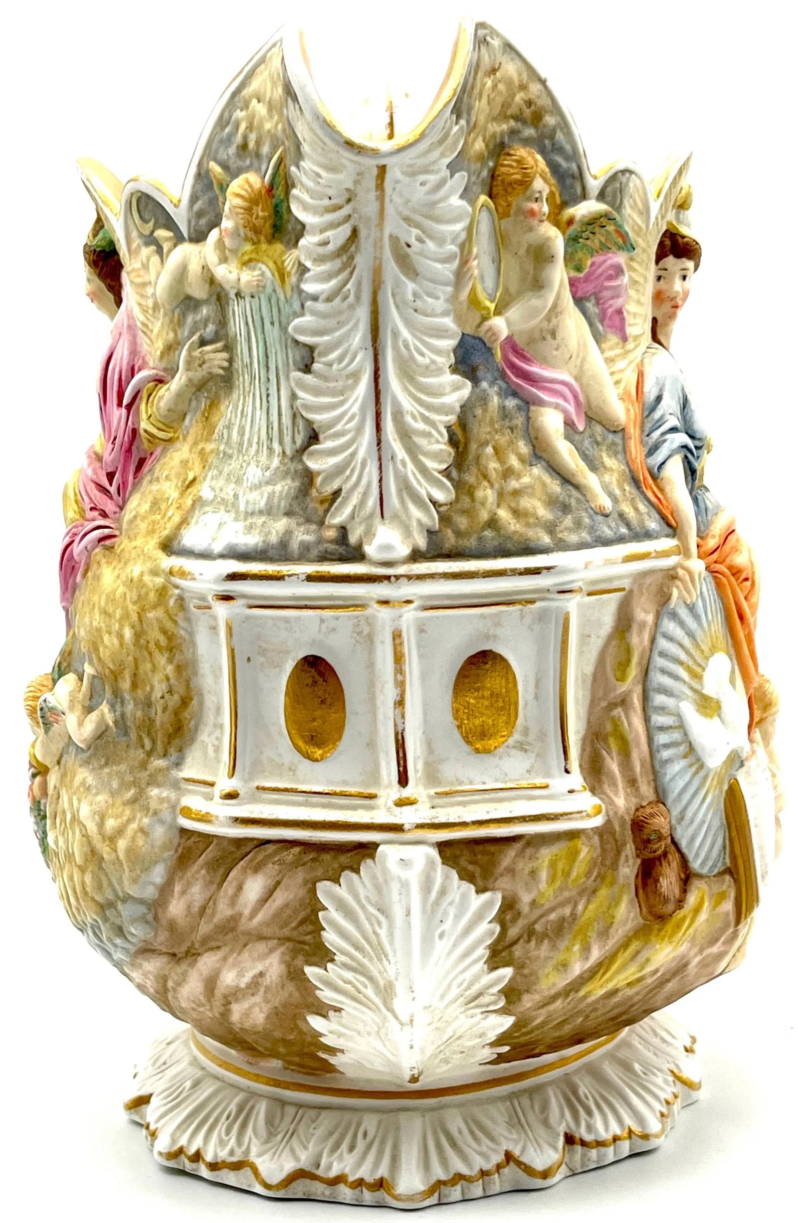 1851 Great Exhibition 'Wisdom and Providence' Pitcher by Samuel Alcock - 9