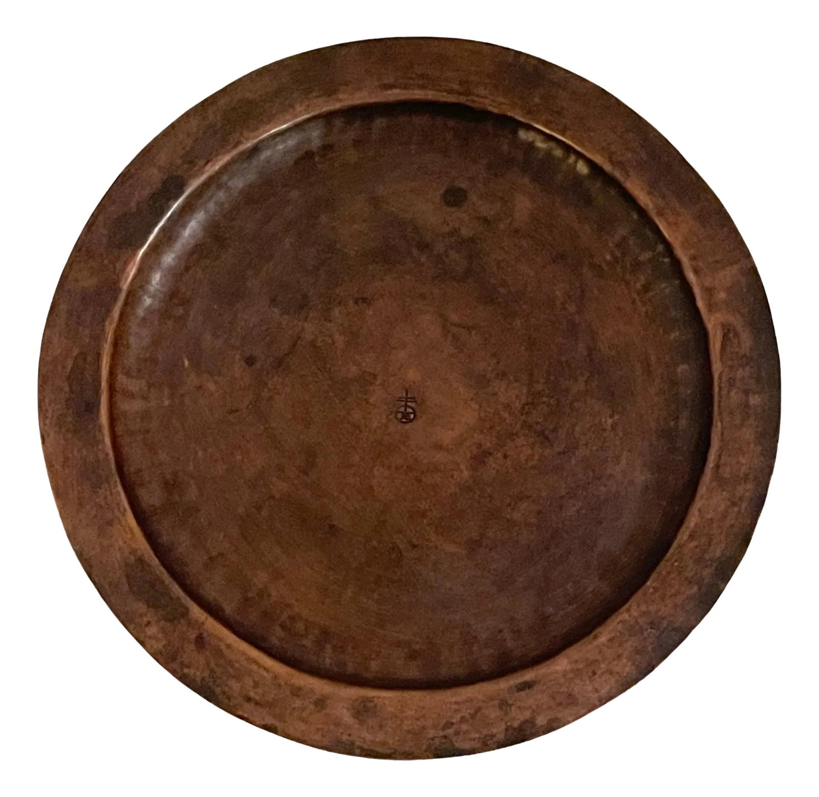 Roycroft Arts & Crafts Copper Round Salver/Tray, Roycroft Inn at East Aurora NY (1 of 7)