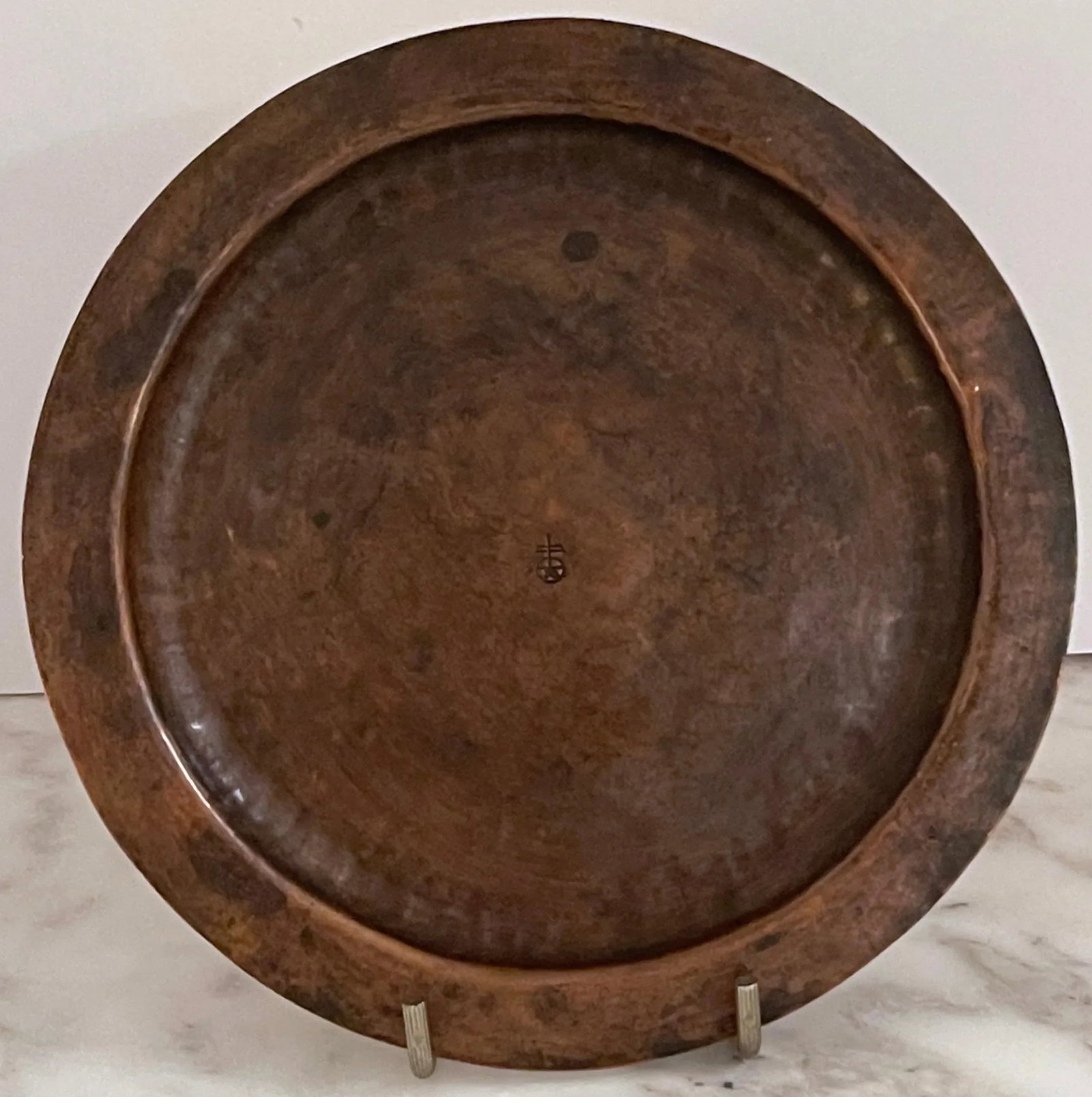 Roycroft Arts & Crafts Copper Round Salver/Tray, Roycroft Inn at East Aurora NY - 3
