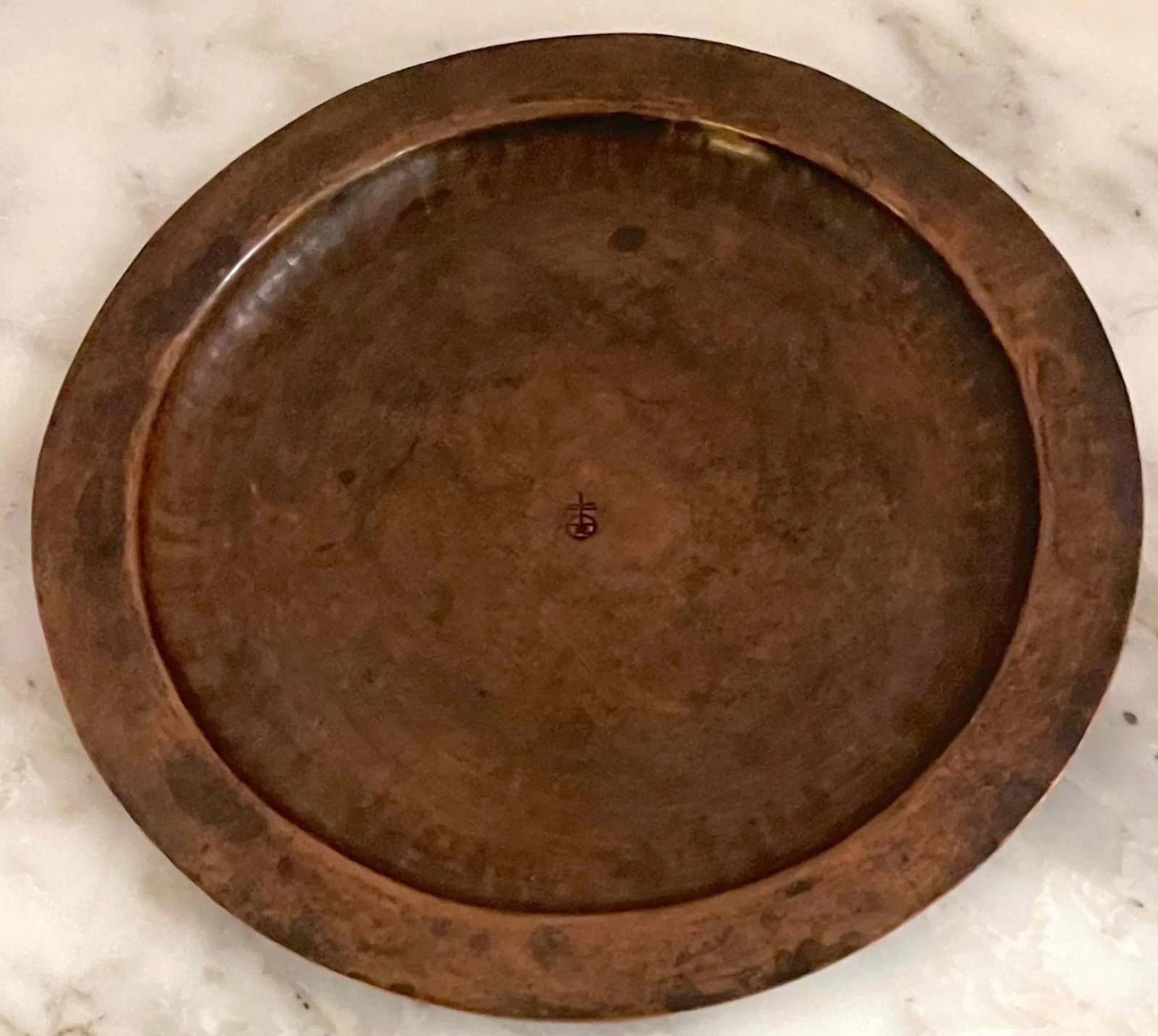 Roycroft Arts & Crafts Copper Round Salver/Tray, Roycroft Inn at East Aurora NY - 7