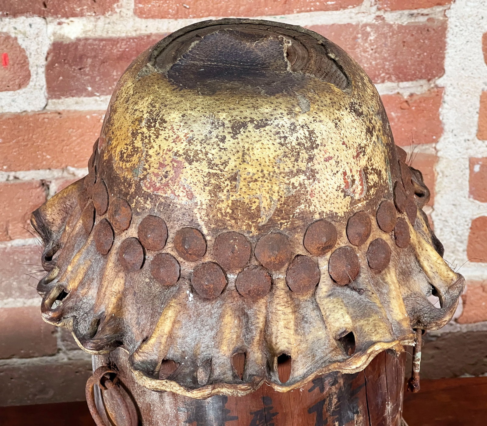 Antique 19th C. Chinese Cantonese Percussion Opera Drum - 6