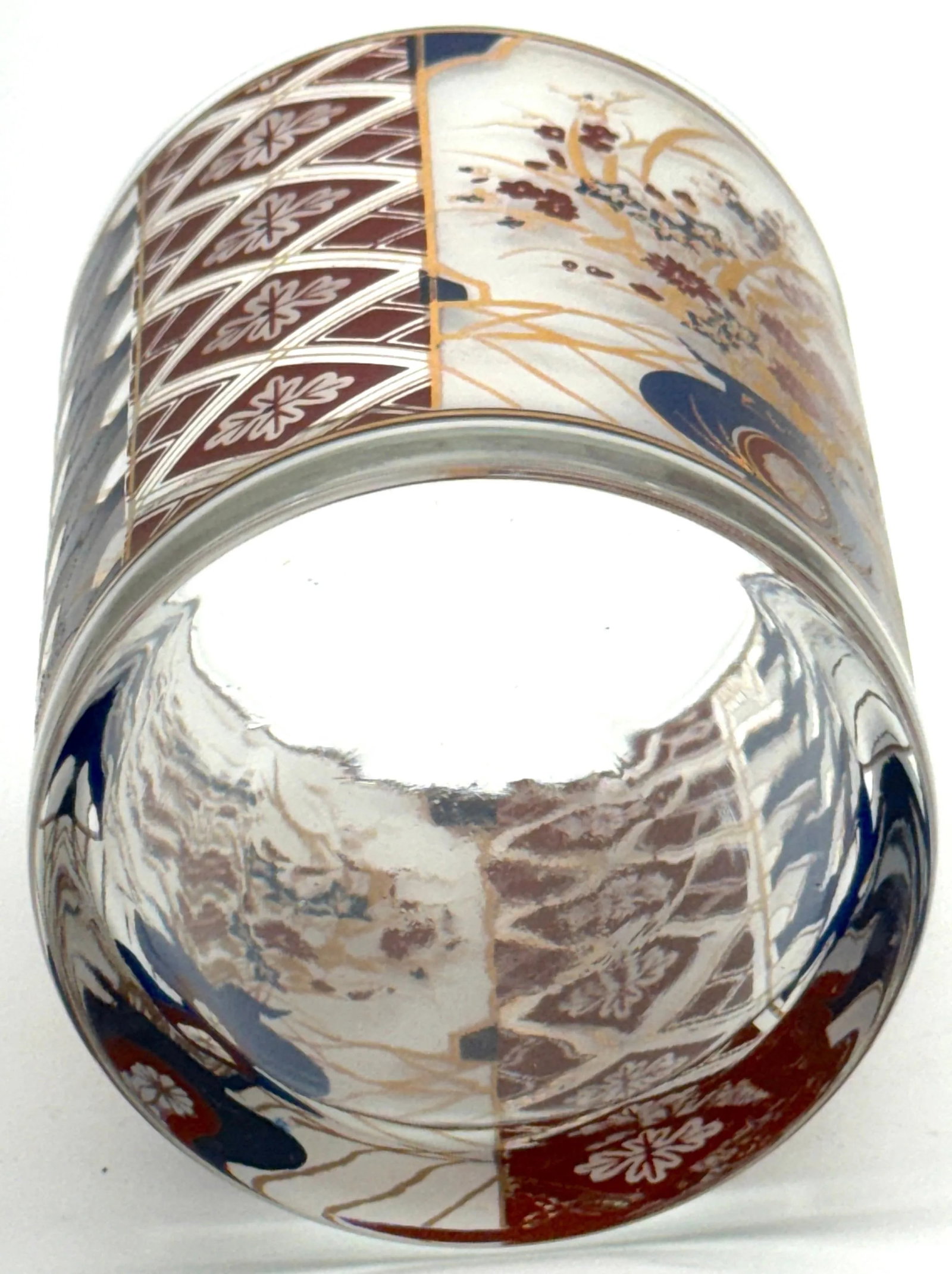 Chinoiserie' Pattern Rocks Glasses/ Tumblers by Culver - Set of 11 - 4