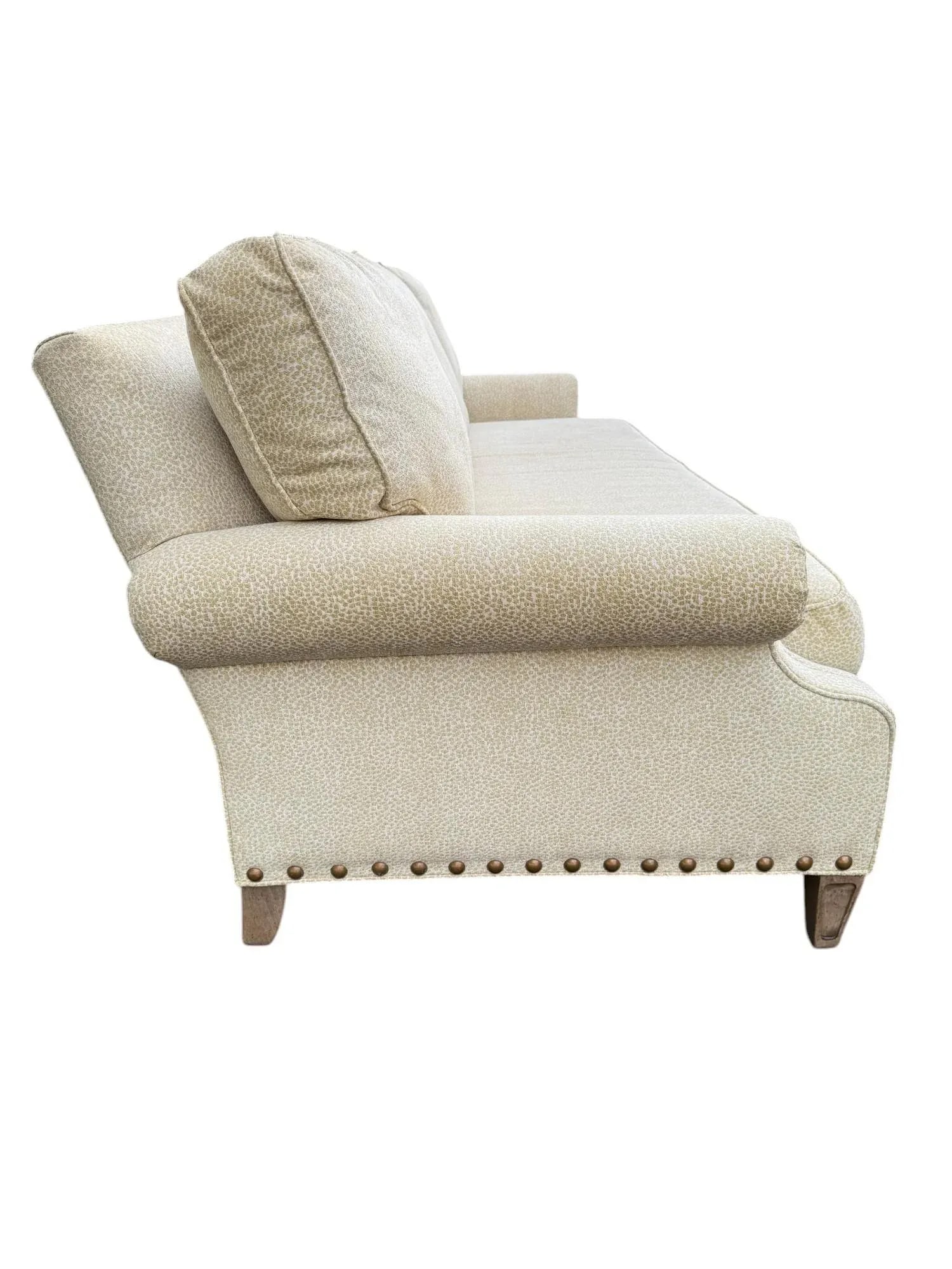 Wesley Hall Rolled Arm Single Cushion Sofa - 3