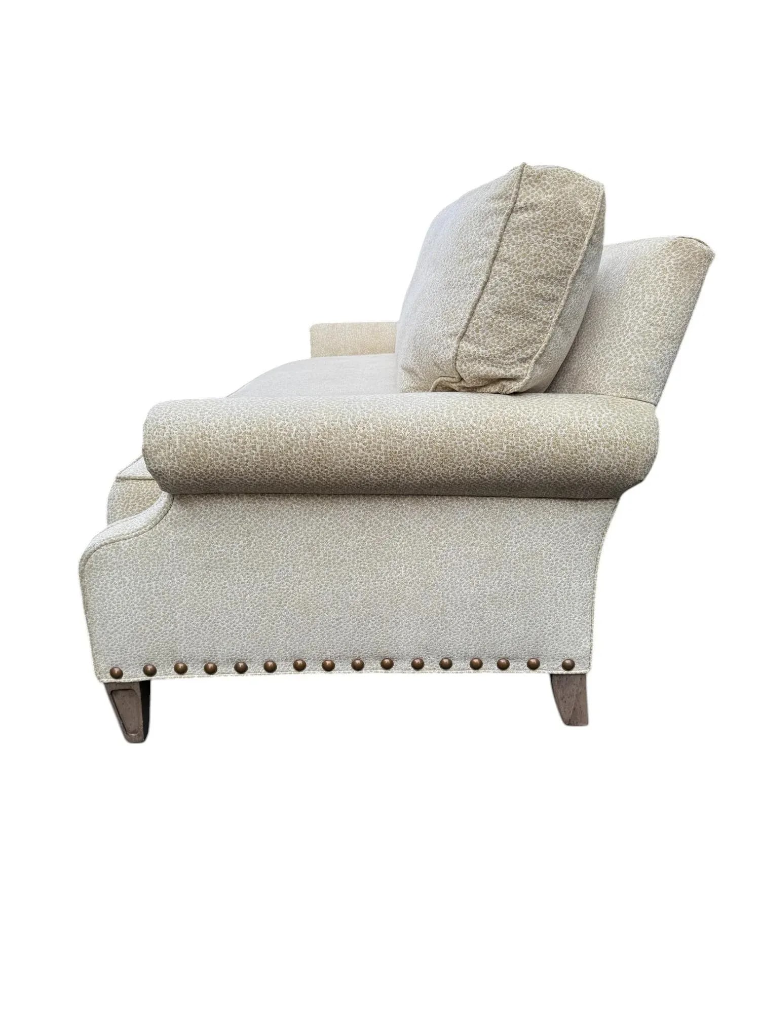 Wesley Hall Rolled Arm Single Cushion Sofa - 4