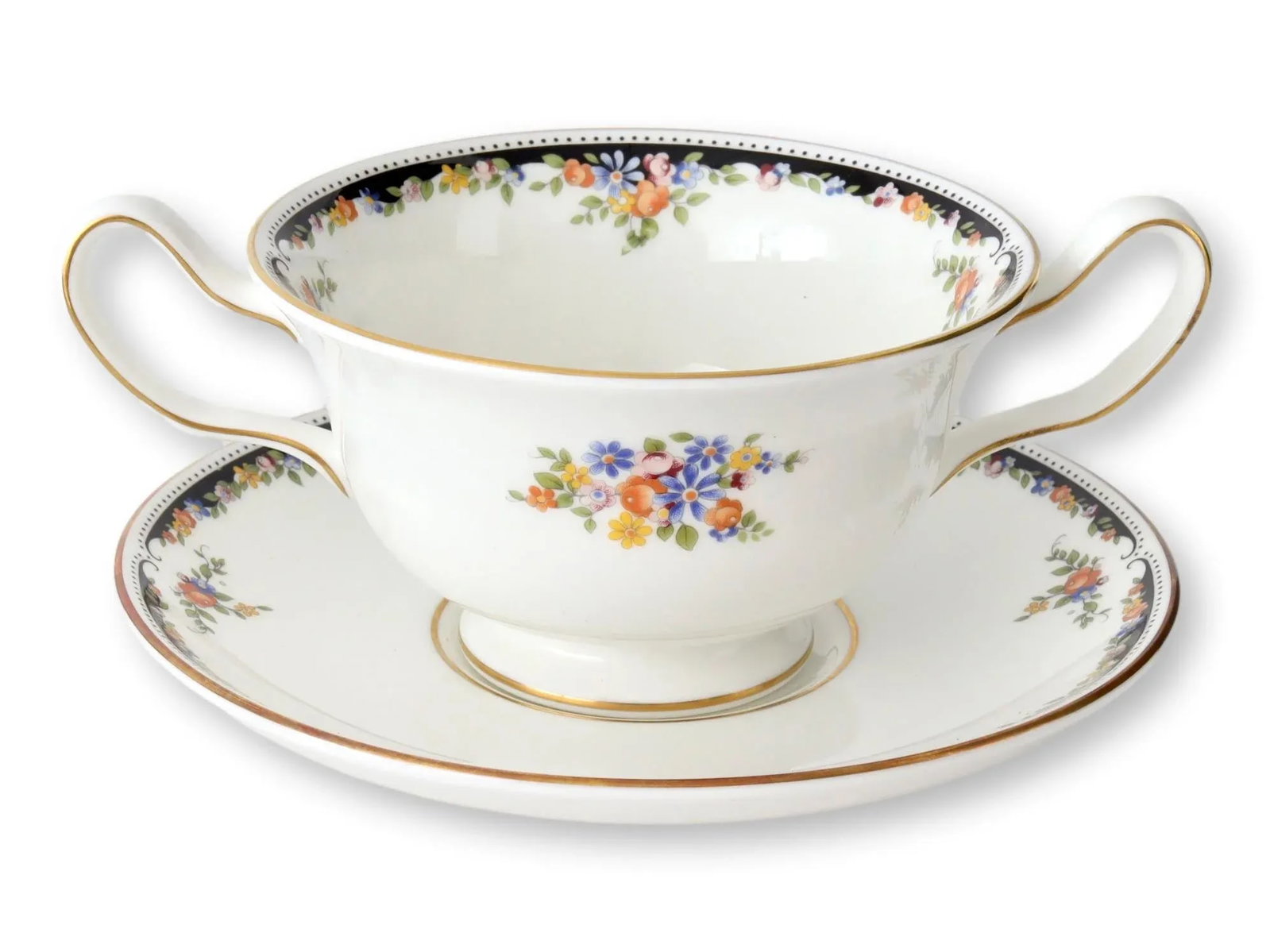 Wedgwood Osborne Cream Soup Svc. for 8 - 2