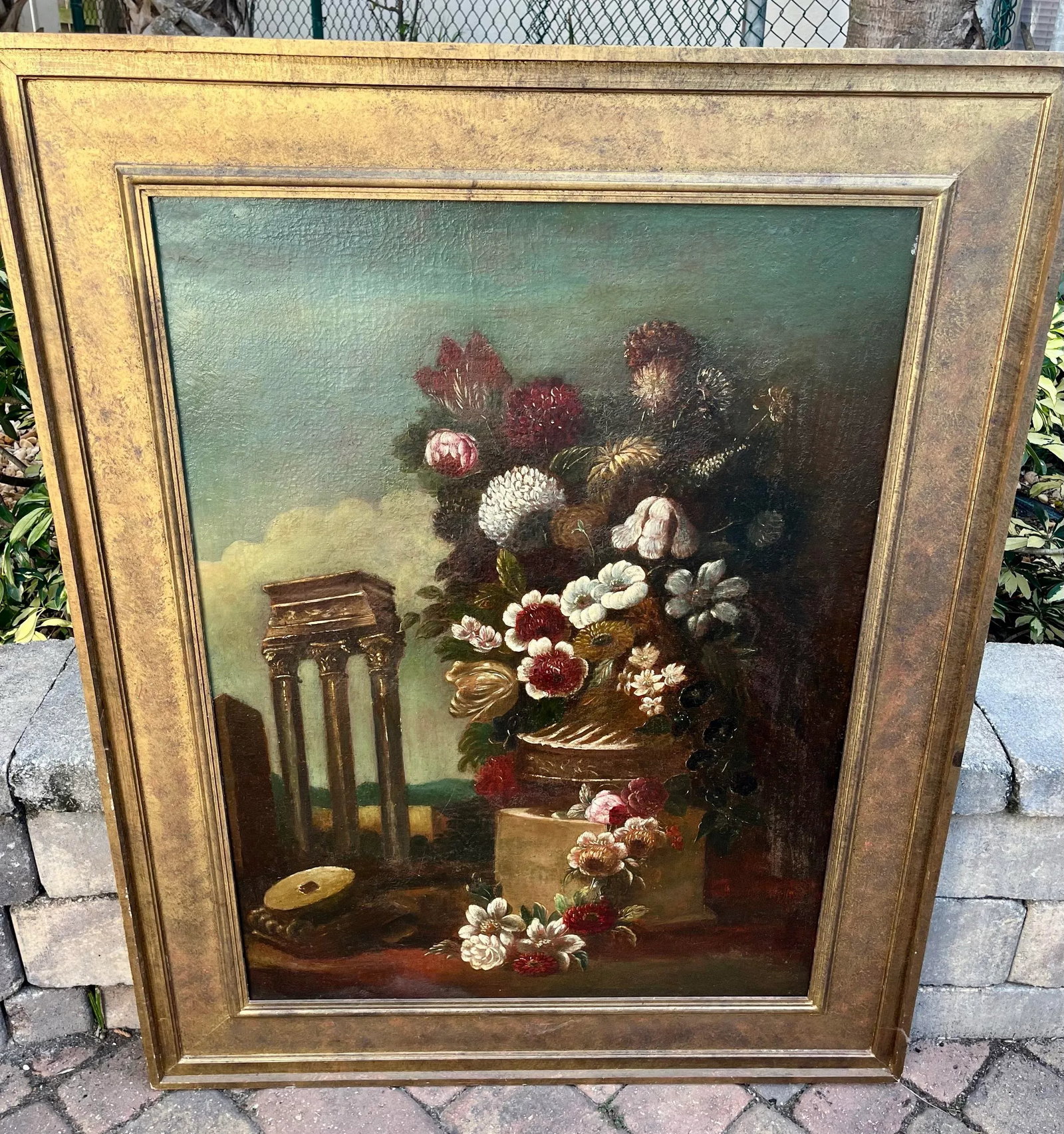 Late 19th Century Large Framed English Mannerist Still Life Painting - 2