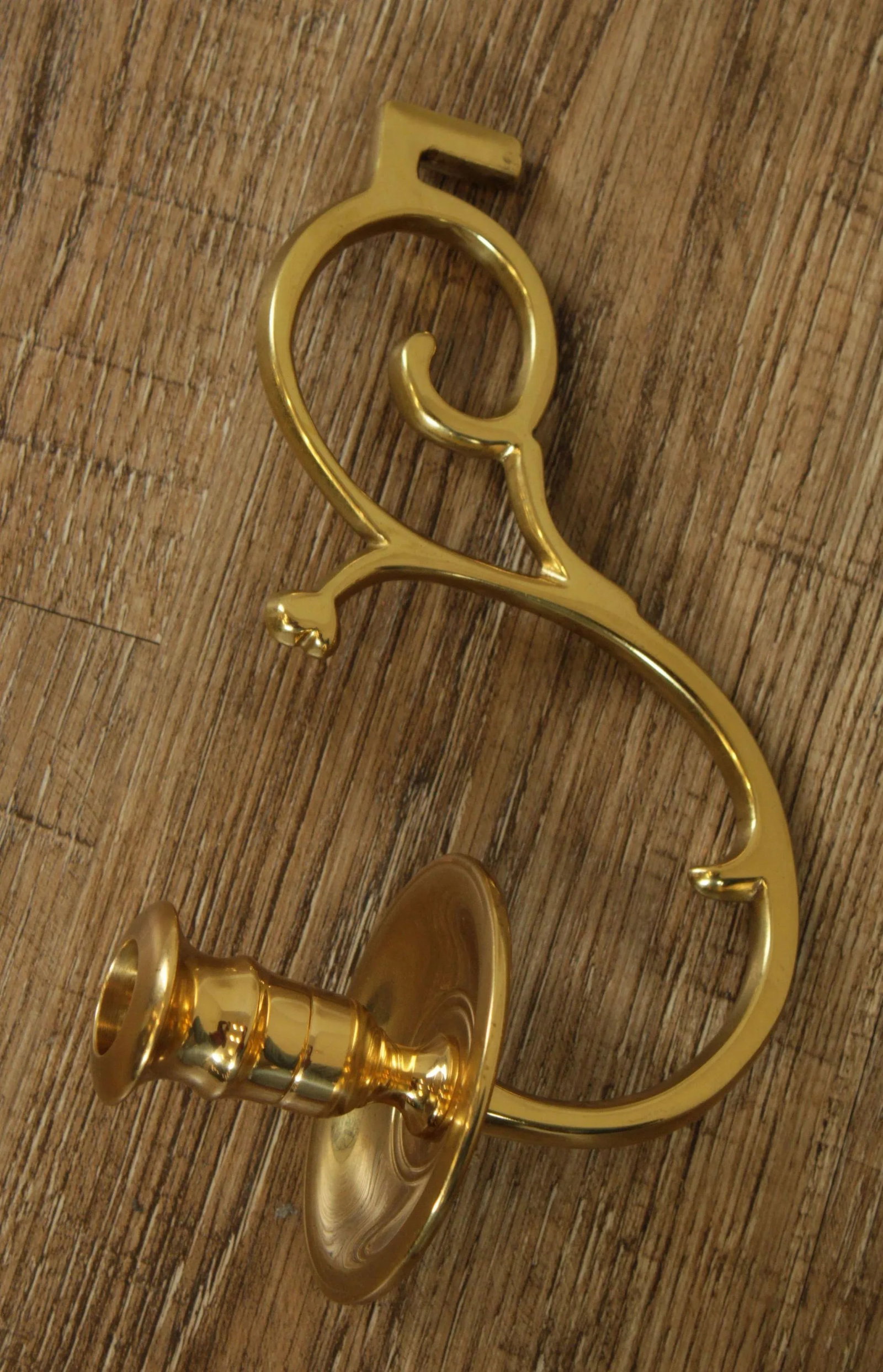 Colonial Williamsburg Restoration Virginia Metal Crafters Brass Candle Wall Sconces - a Pair - 11