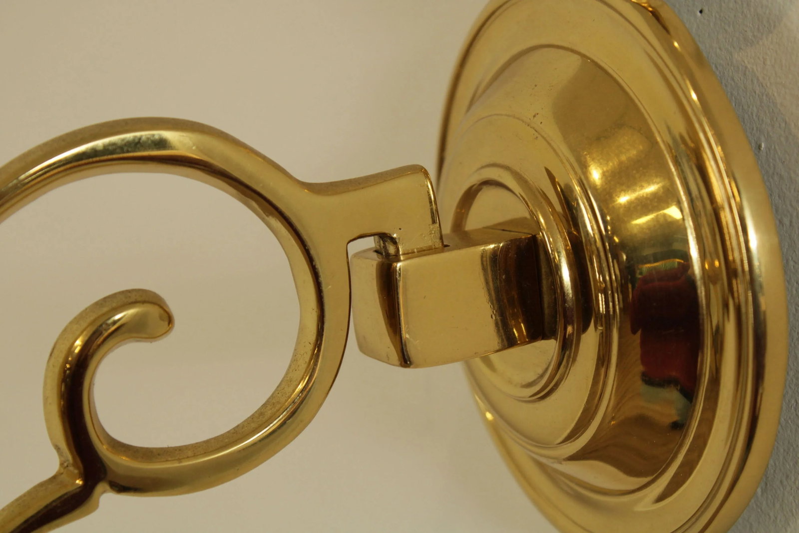 Colonial Williamsburg Restoration Virginia Metal Crafters Brass Candle Wall Sconces - a Pair - 9