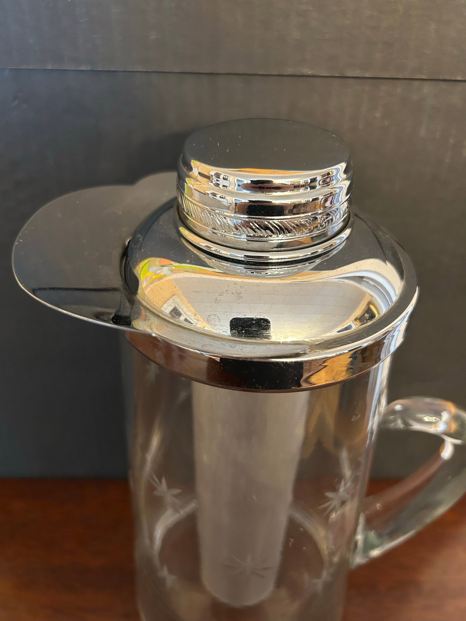 Vintage Ice Water Pitcher - 6