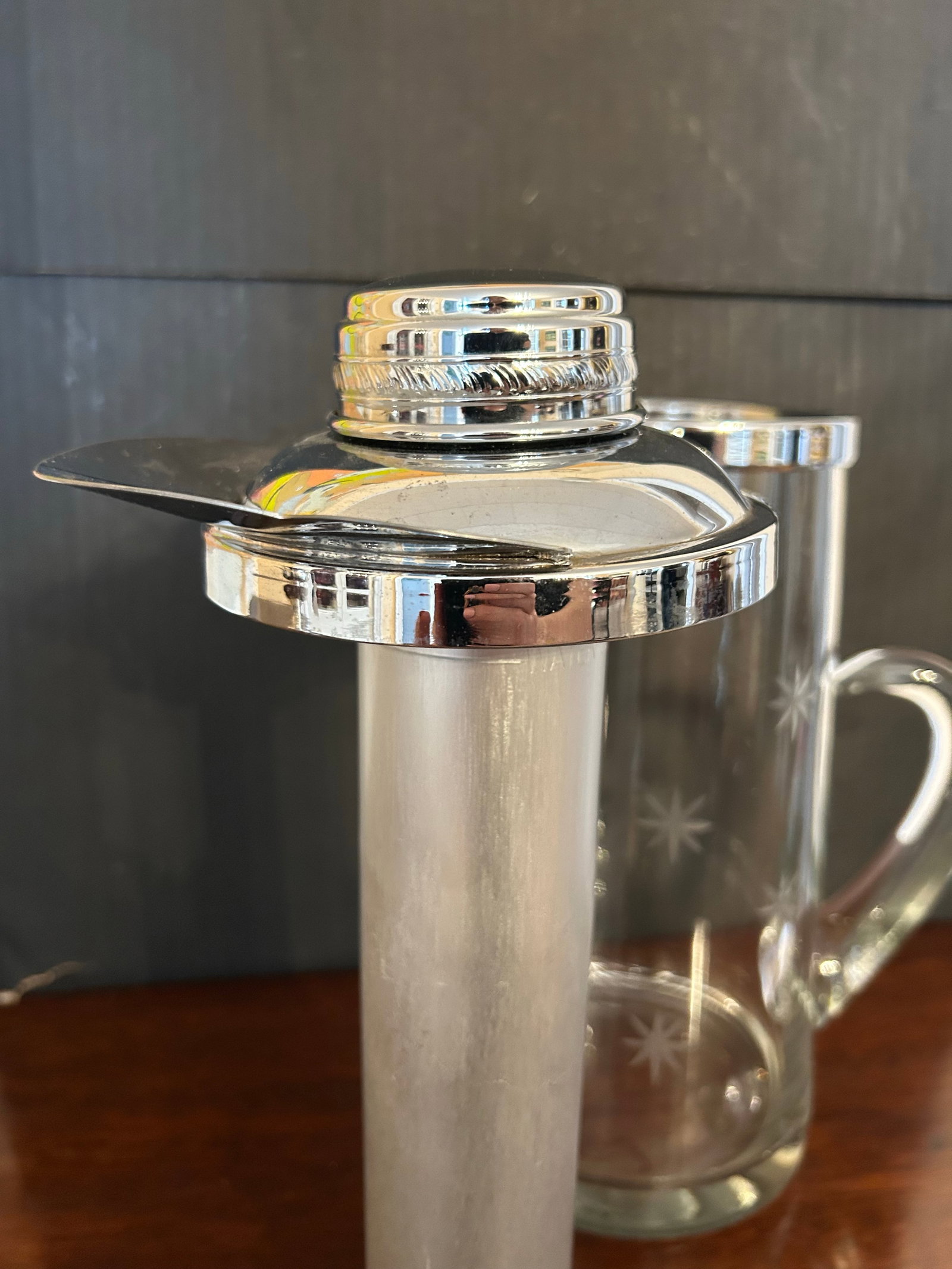 Vintage Ice Water Pitcher - 8