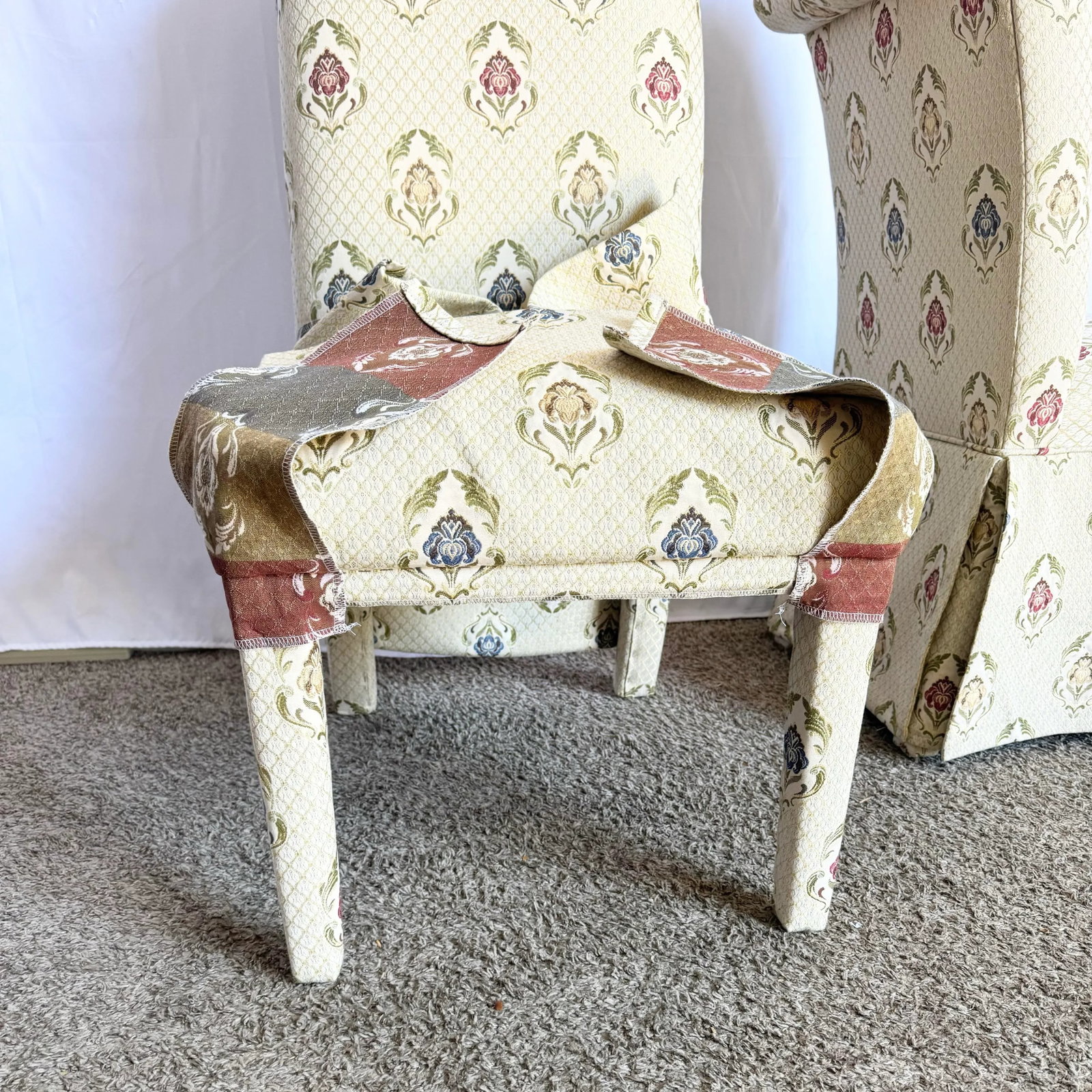 Vintage Regency Skirted Dining Chairs - Set of 4 - 6