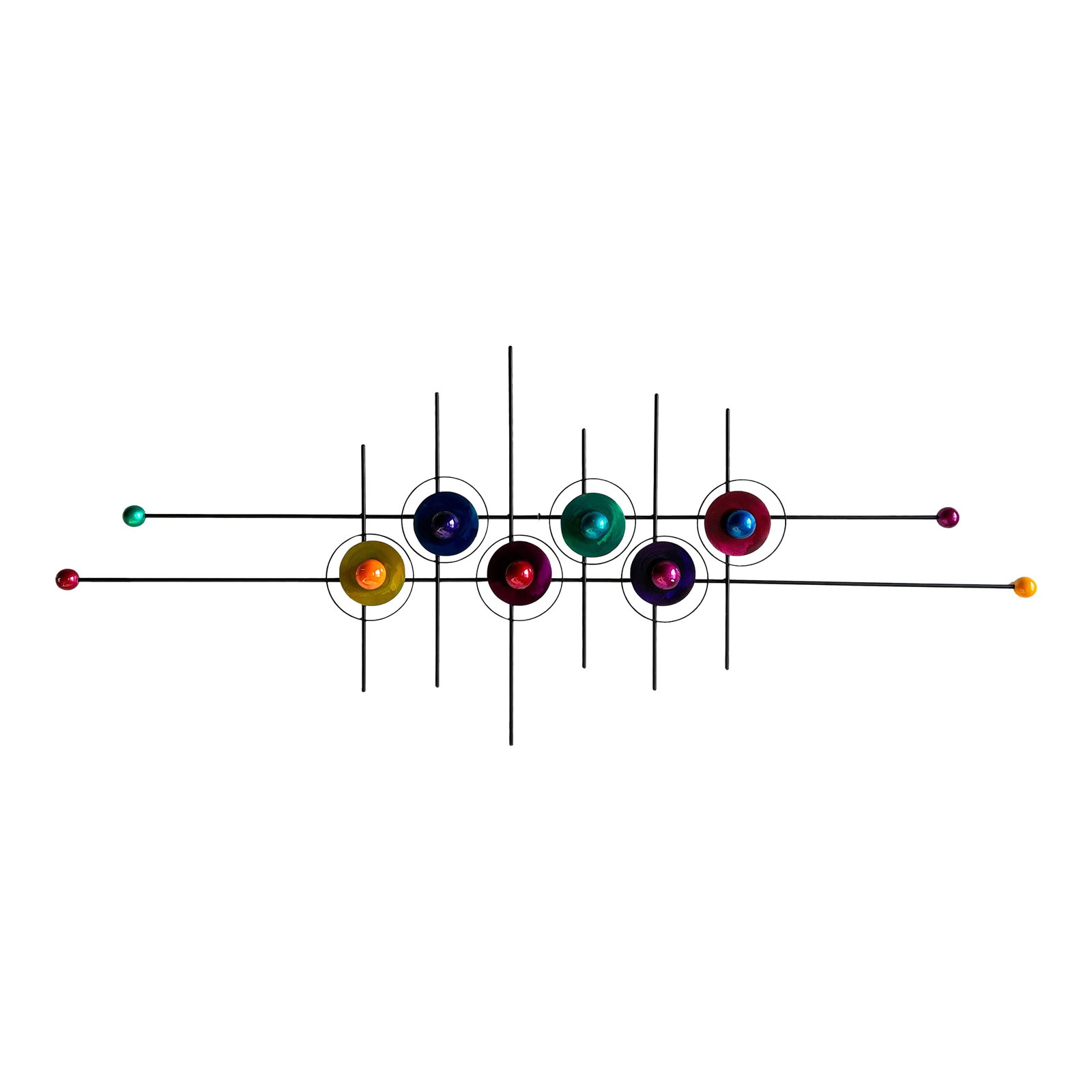 Large Postmodern Memphis Era Geometric Wall Sculpture by Rick Martin c.2004 (1 of 9)