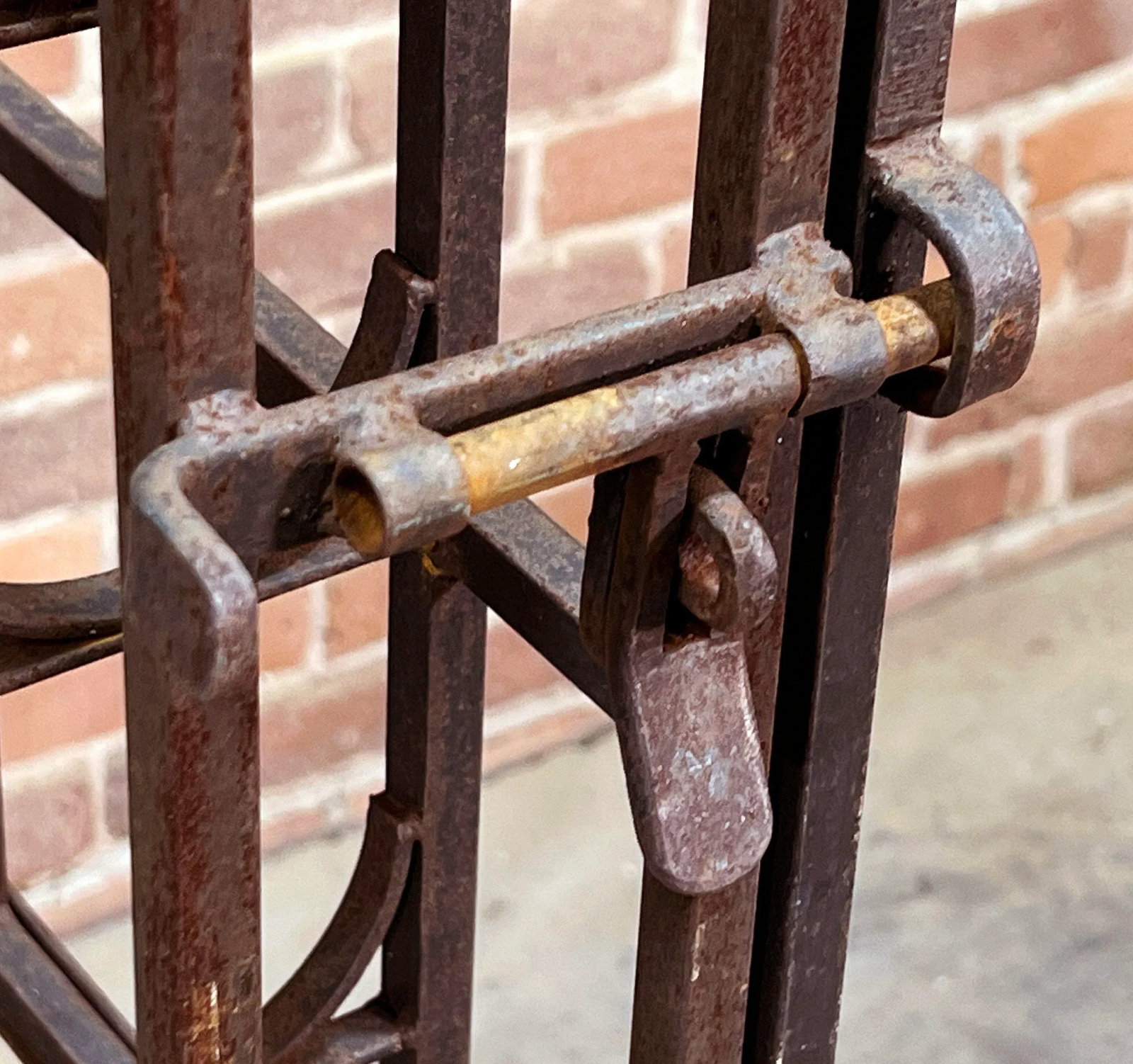 Vintage Wrought Iron Cathedral Style 40 Bottle Wine Rack Cage - 5