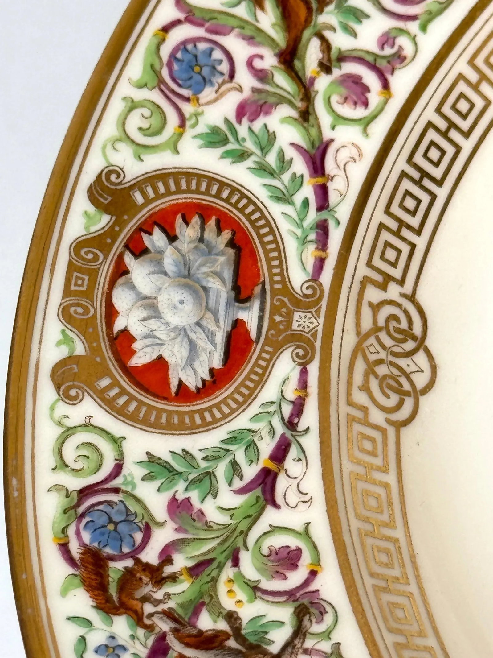 Sevres Porcelain Ormolu Tazza, 1838 Hunting Royal Service of King Louis Philippe - 3