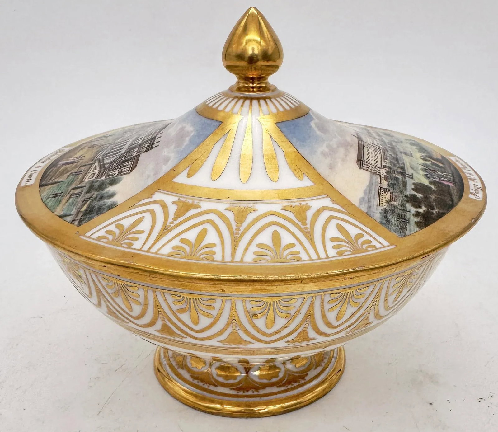 18th C. Capodimonte Box, Views Royal Palace of Caserta & Belvedere di San Leucio - 4