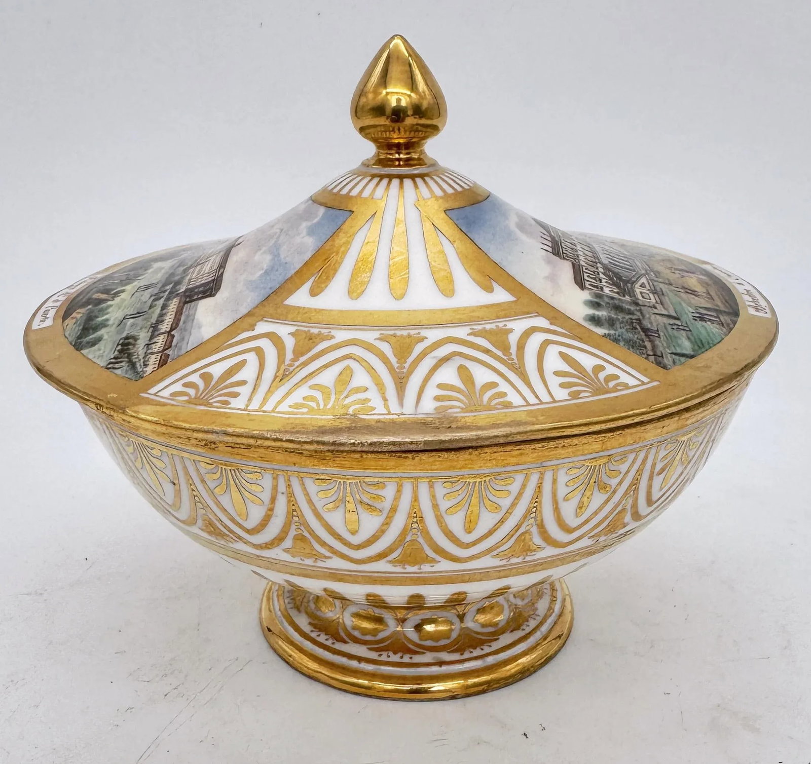 18th C. Capodimonte Box, Views Royal Palace of Caserta & Belvedere di San Leucio - 6