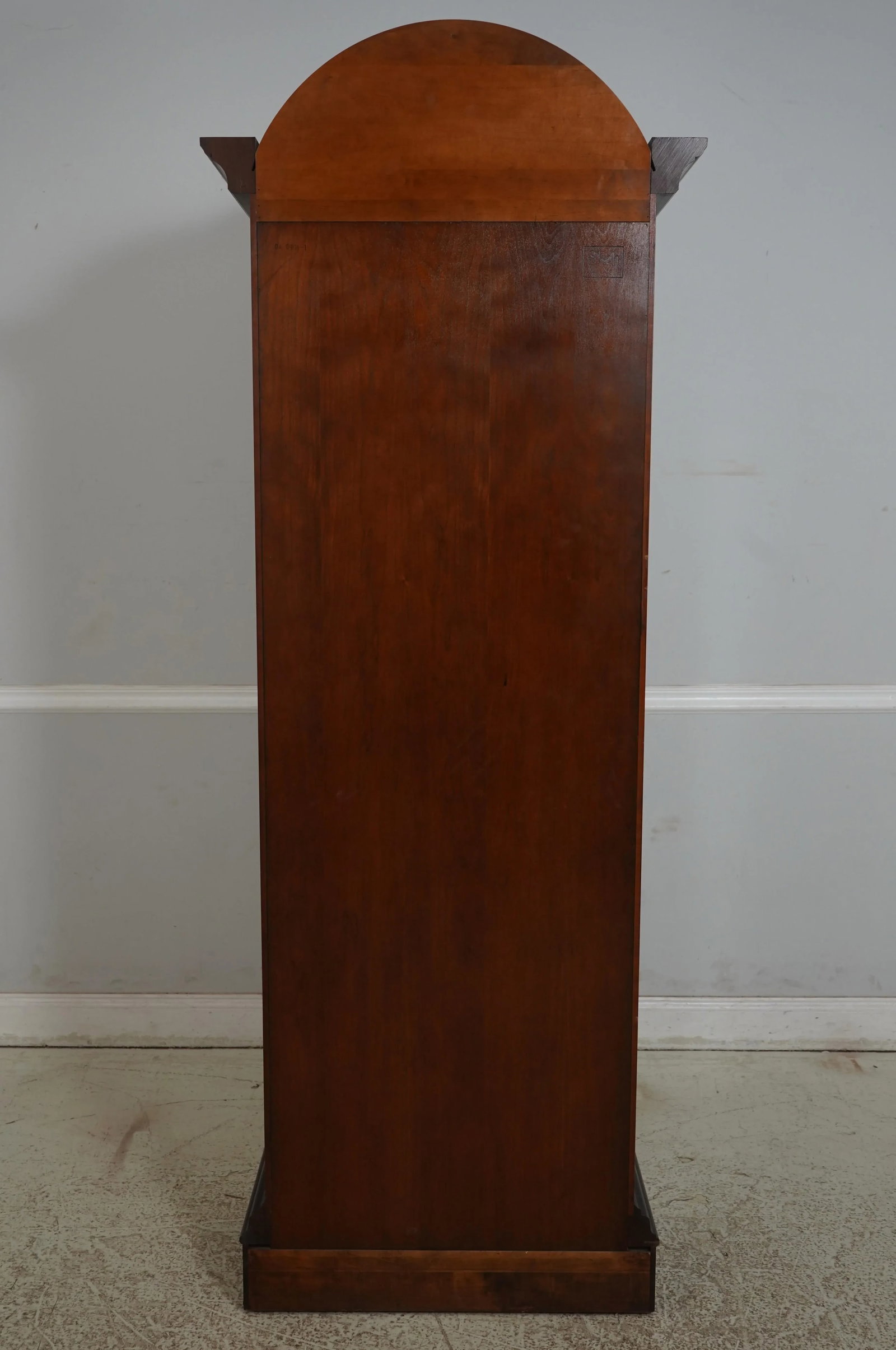 Sligh Dome Top Empire Cherry Grandfather Clock - 9