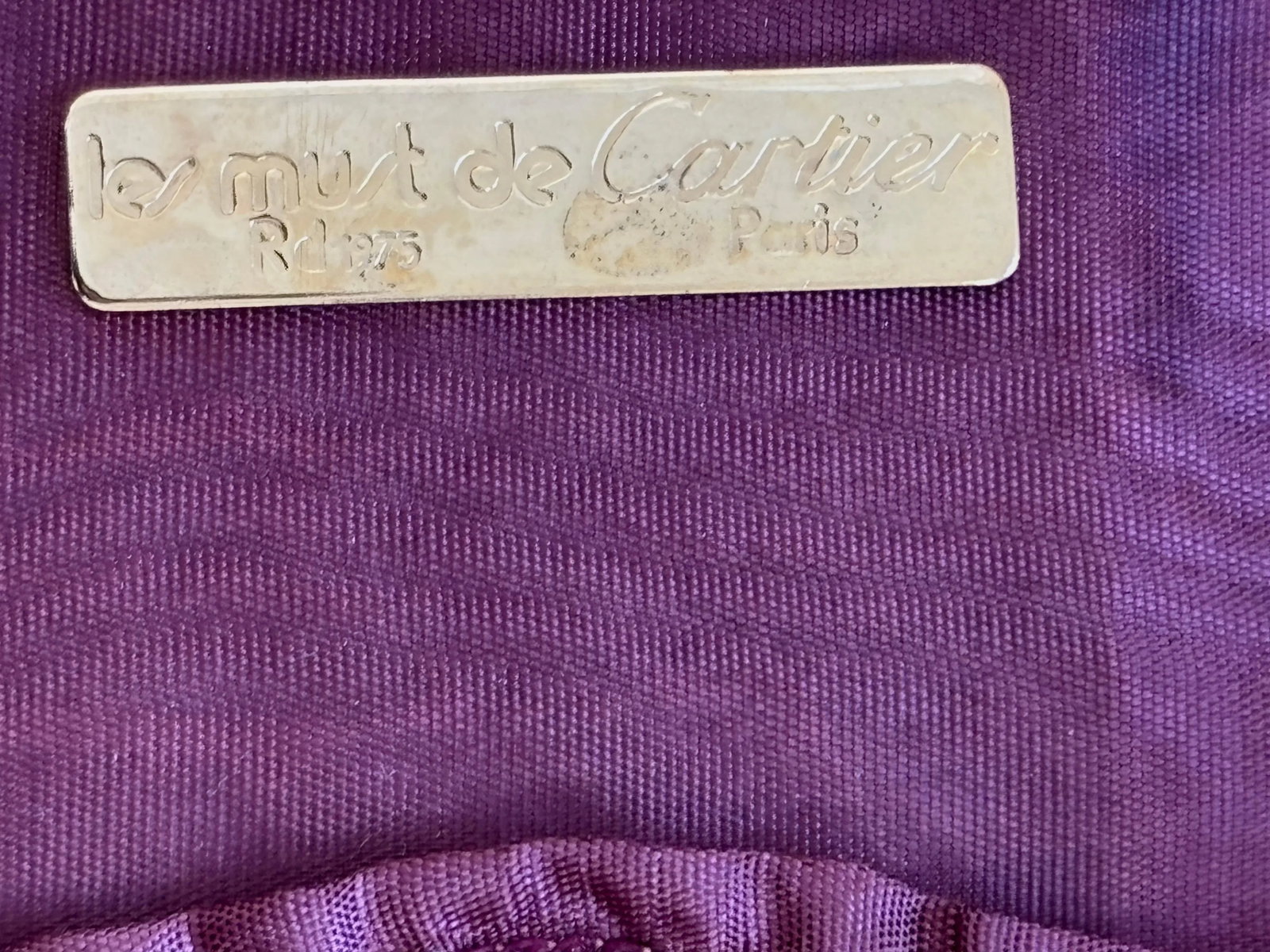 CARTIER Paris Vintage Leather Suitcase Burgundy Bordeaux Luggage - 2