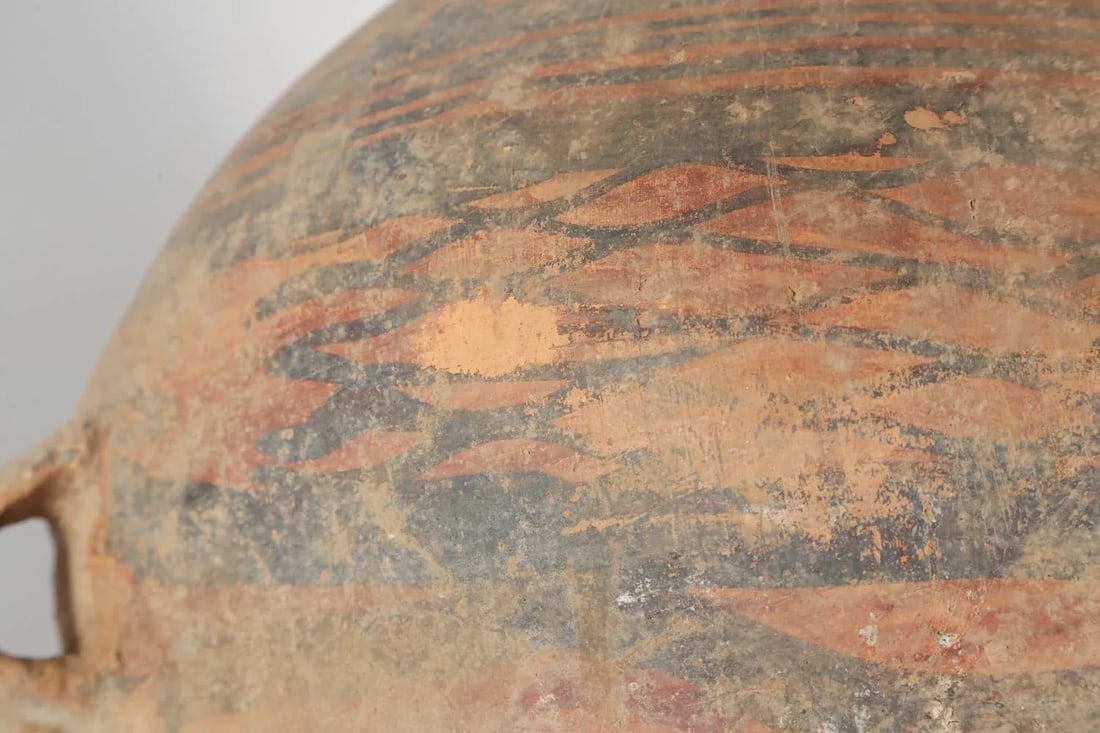 Chinese Neolithic Painted Ovoid Pottery Jar, Machang Period #7 - 11