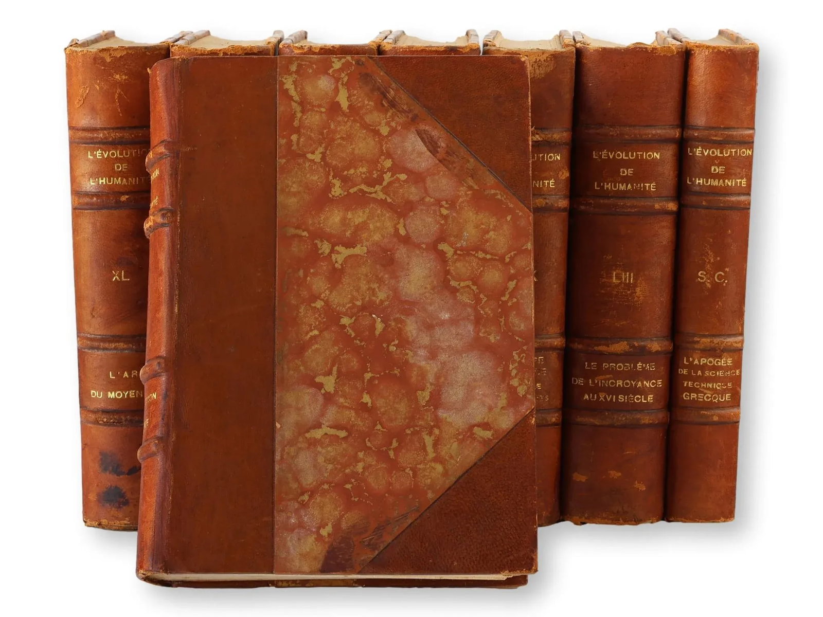 1920 French Evolution of Humanity Books - 4