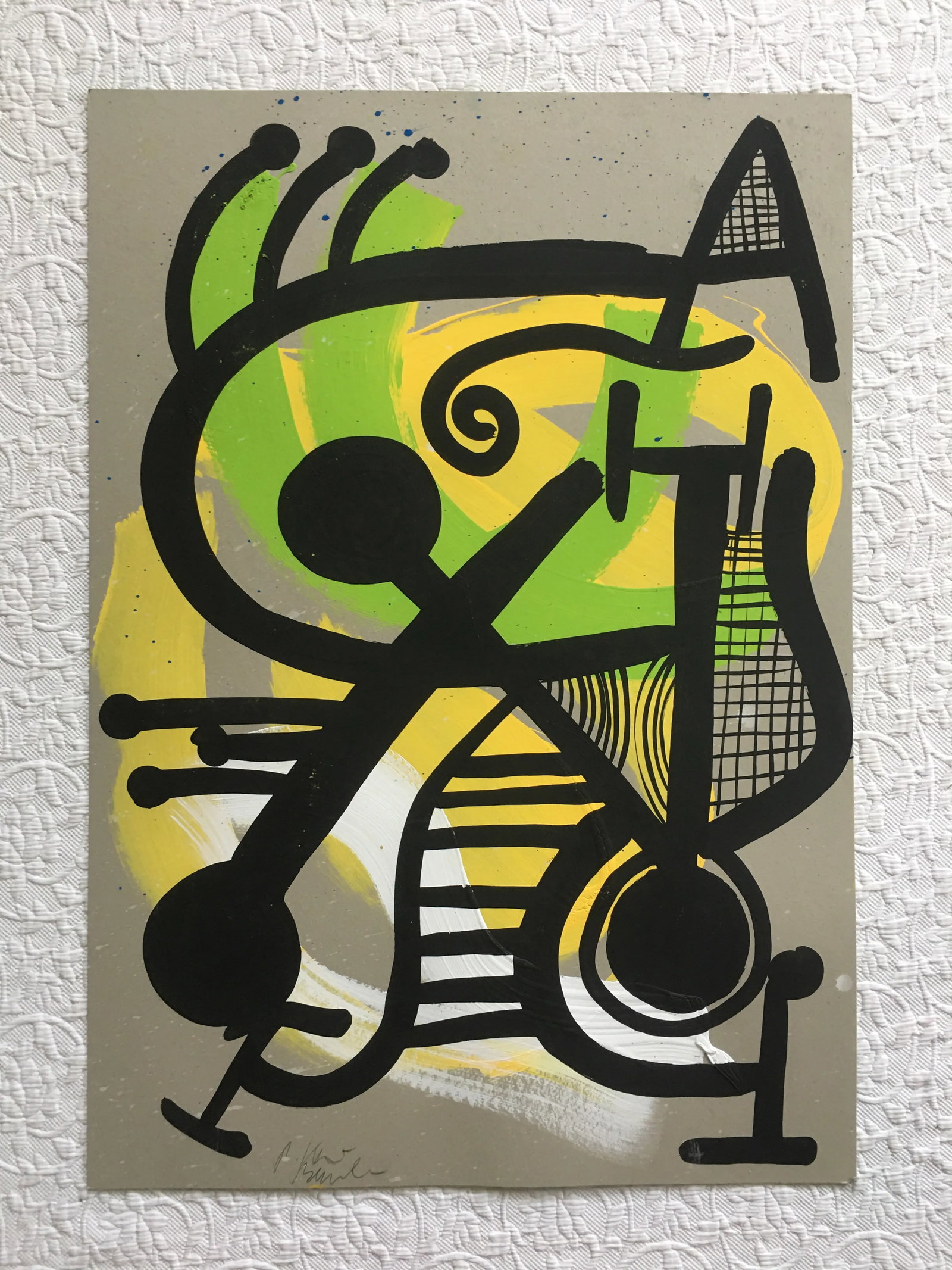 Miróvian Style Peter Keil Painting, Berlin - 6