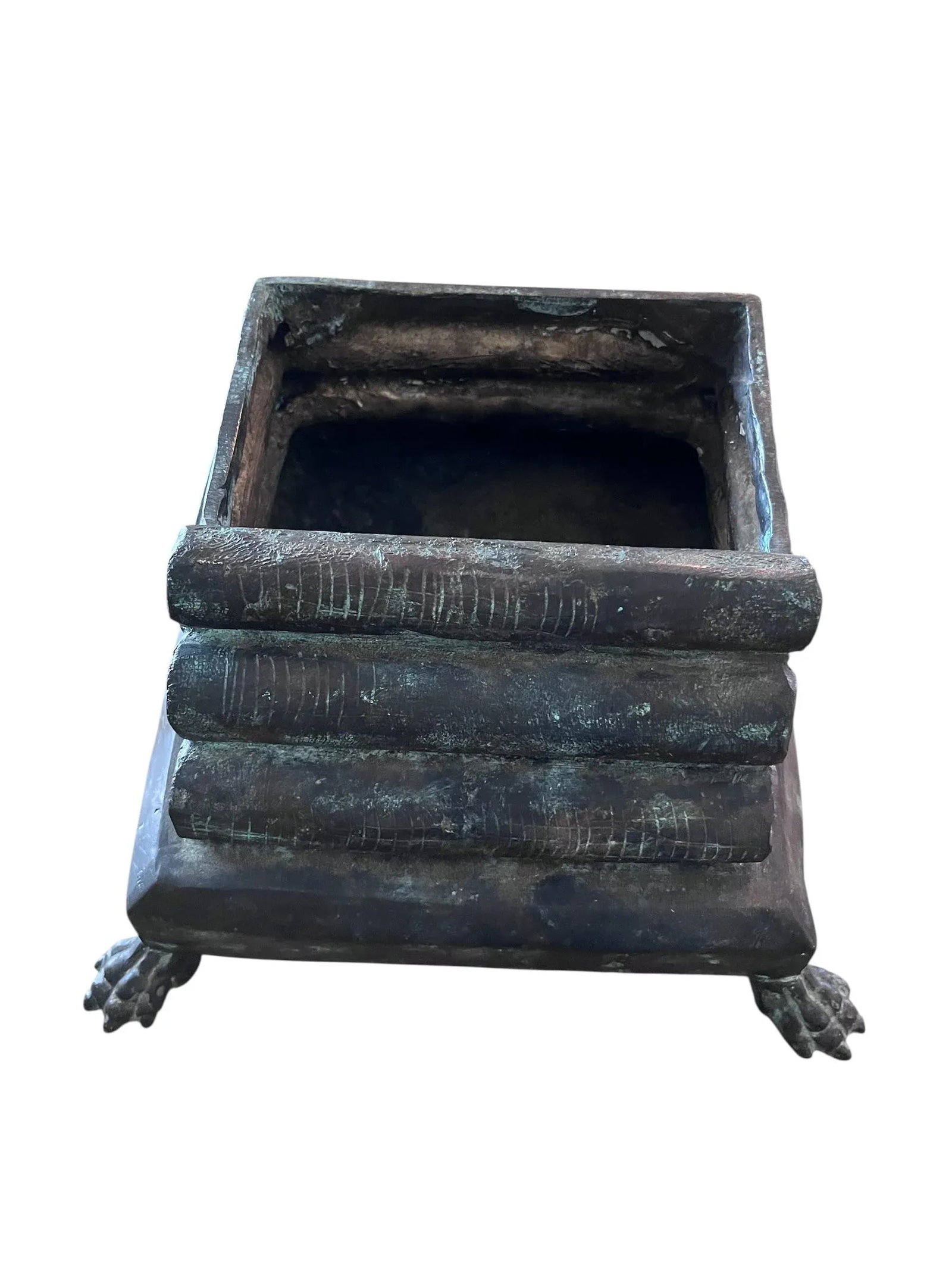 1980s Maitland Smith Seated Monkey Bronze Box - 12