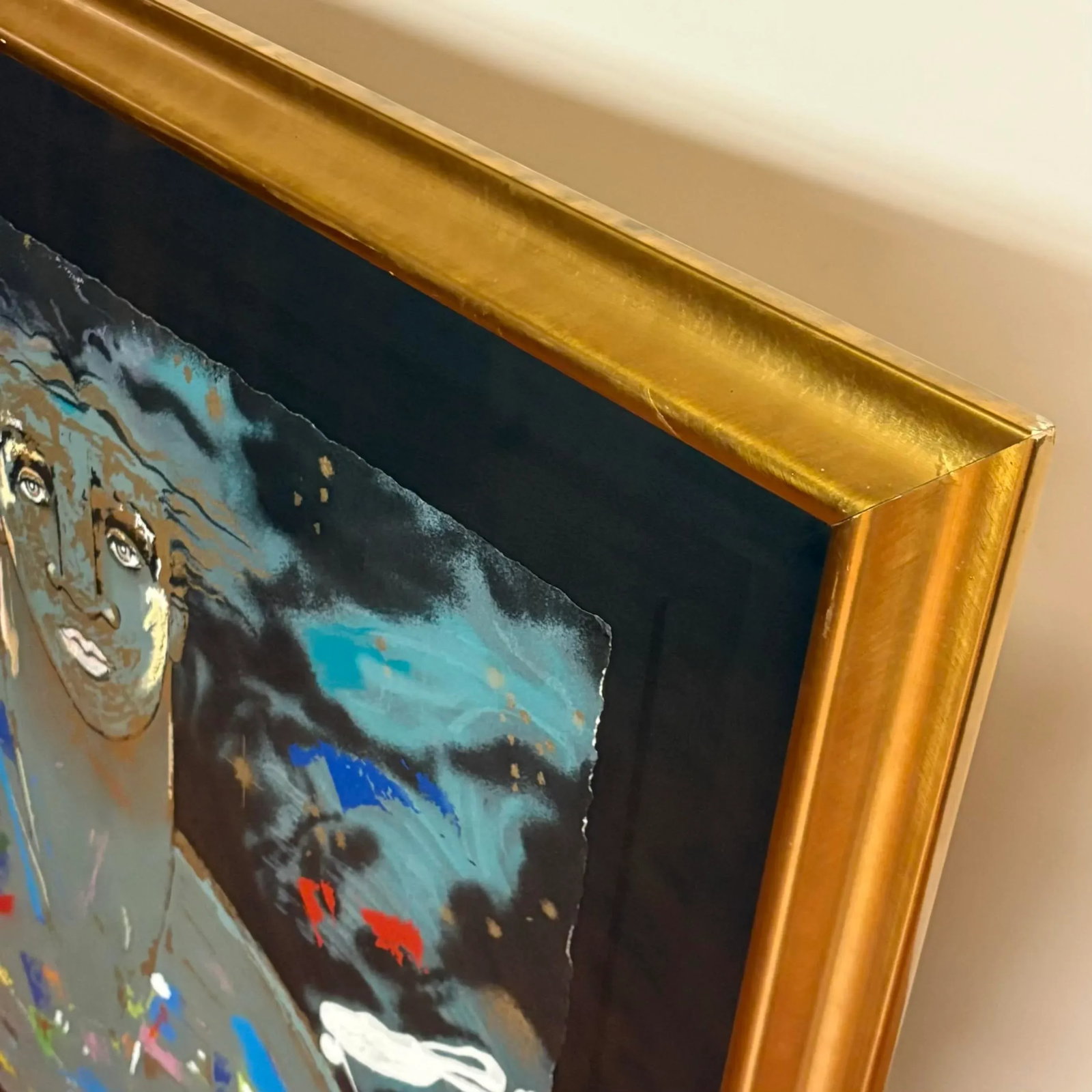 Orlando Agudelo-Botero Large Signed Enhanced Serigraph With Metallic Accents - 8