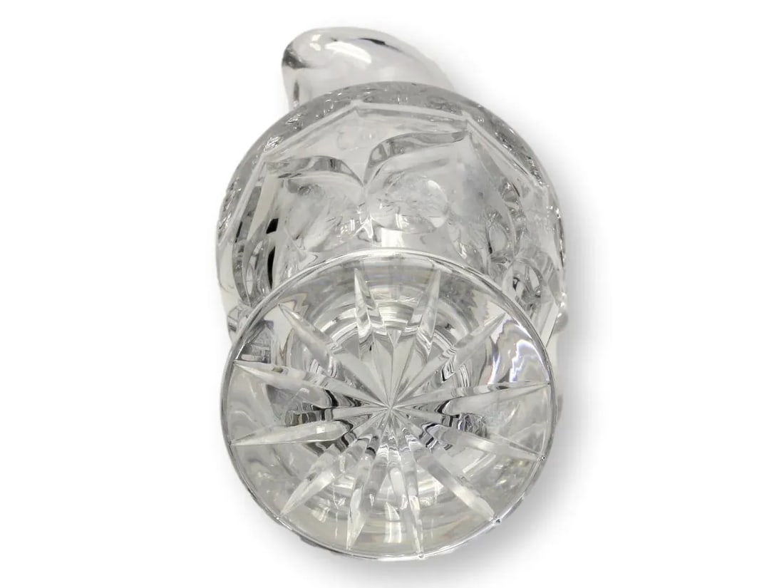 Tall French Cut Crystal Wine Carafe - 3