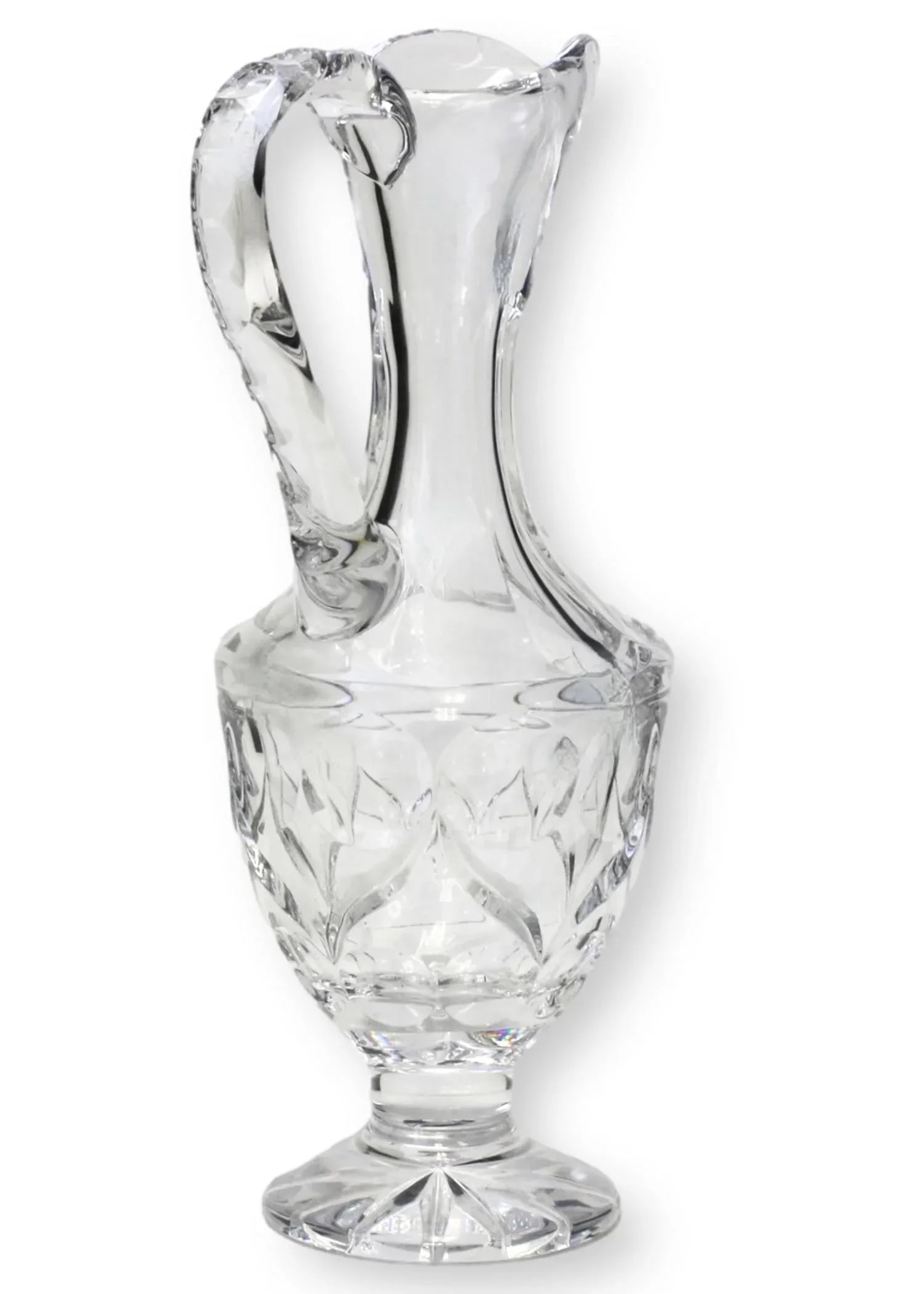 Tall French Cut Crystal Wine Carafe - 8